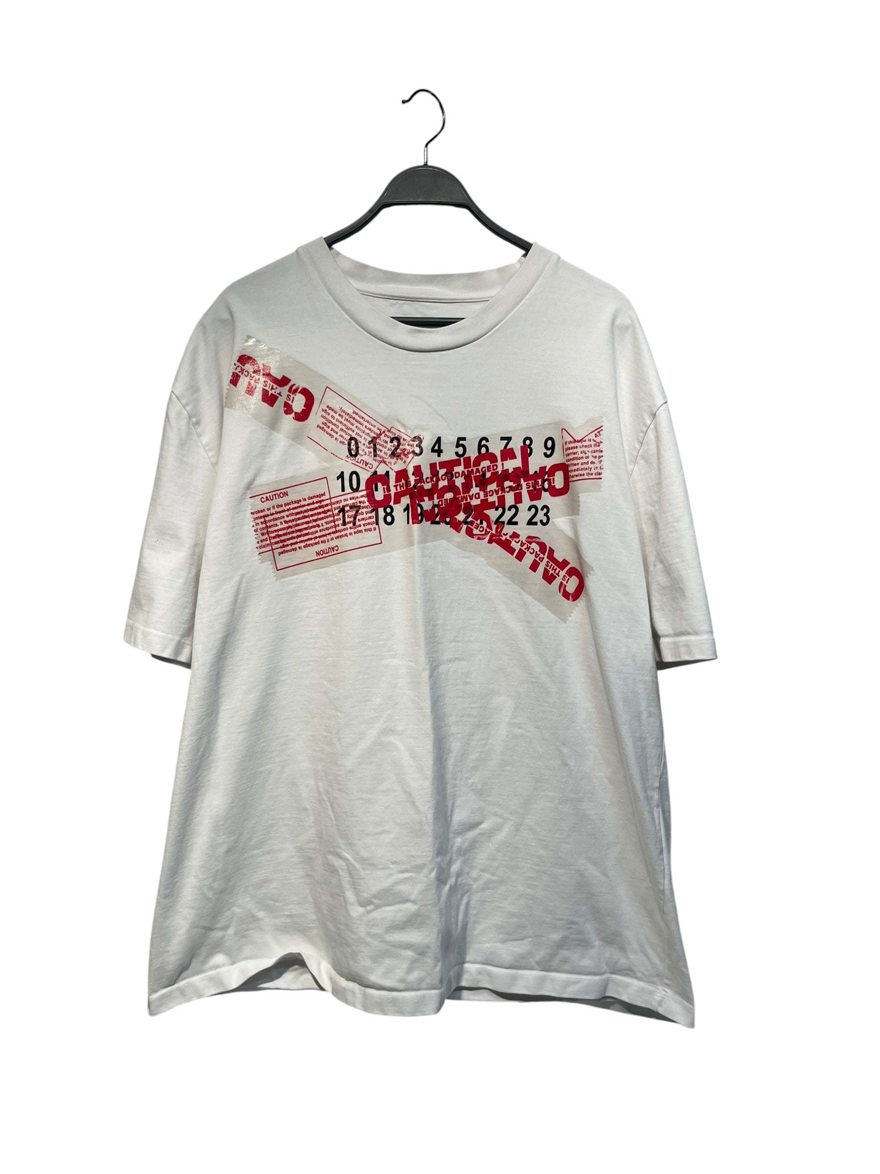 Maison Margiela/T-Shirt/50/Cotton/WHT/Graphic/ view 1