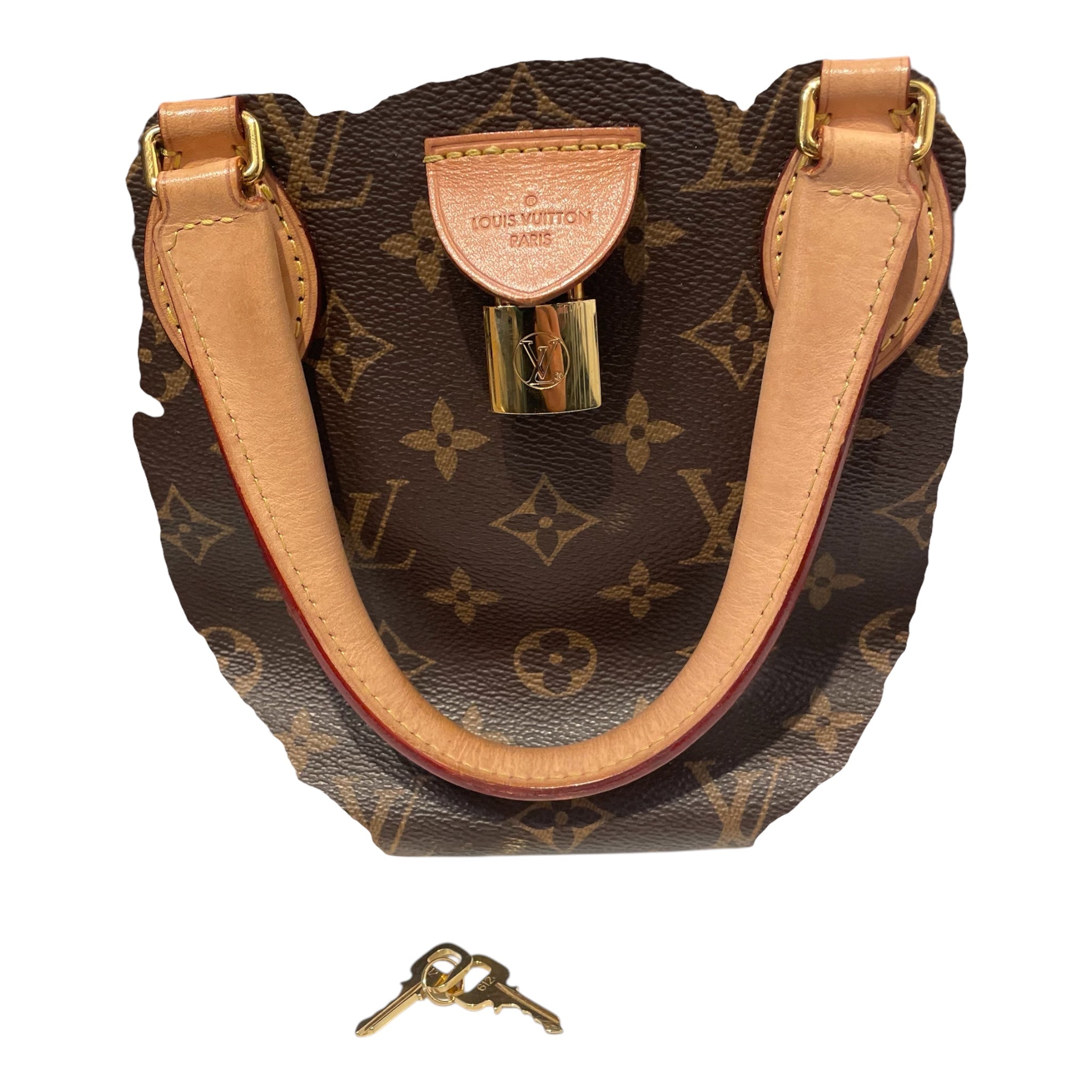 LOUIS VUITTON/Hand Bag/Monogram/Leather/BRW/RIVOLI LEATHER LOCK view 6