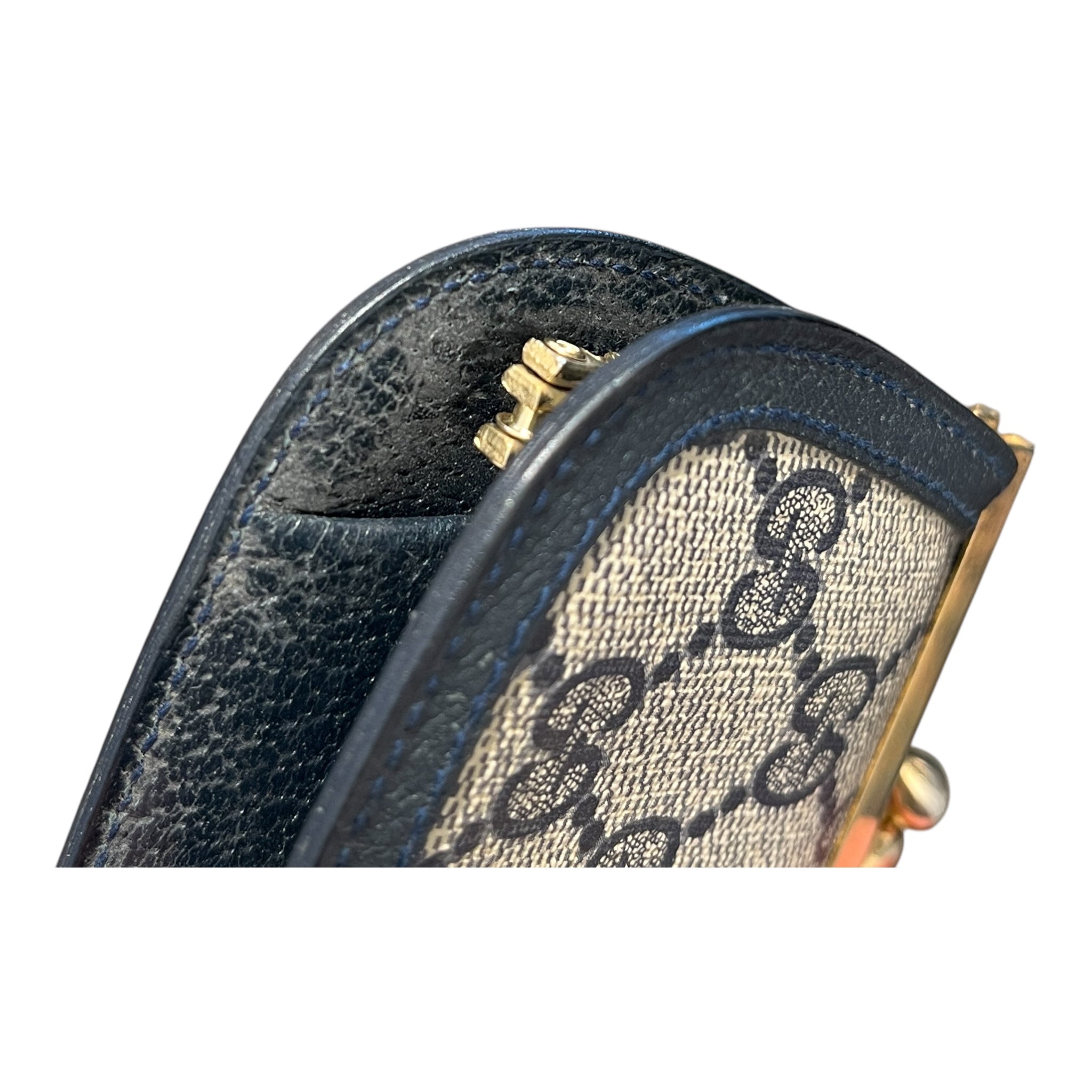 GUCCI/Pouch/Monogram/NVY/coin purse view 5