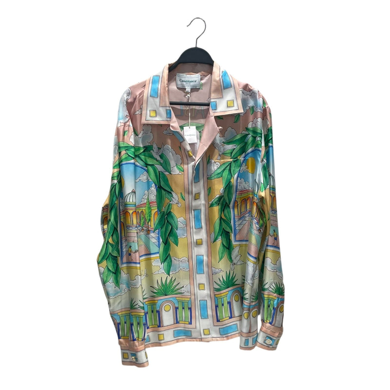 CASABLANCA/LS Shirt/L/Silk/MLT/All Over Print/paysage ideal
