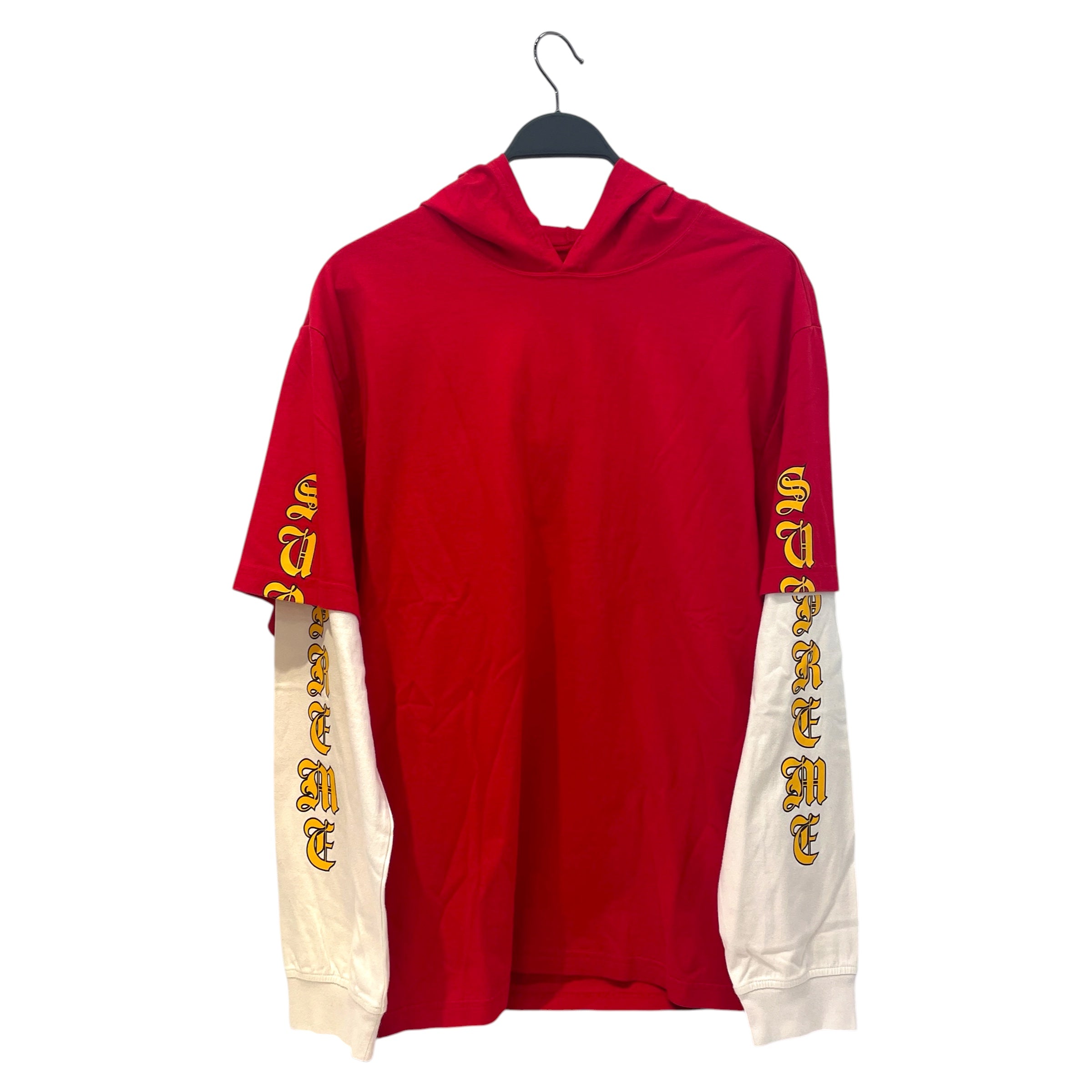 Supreme/Hoodie/L/Cotton/RED/Layered Hoodie view 1