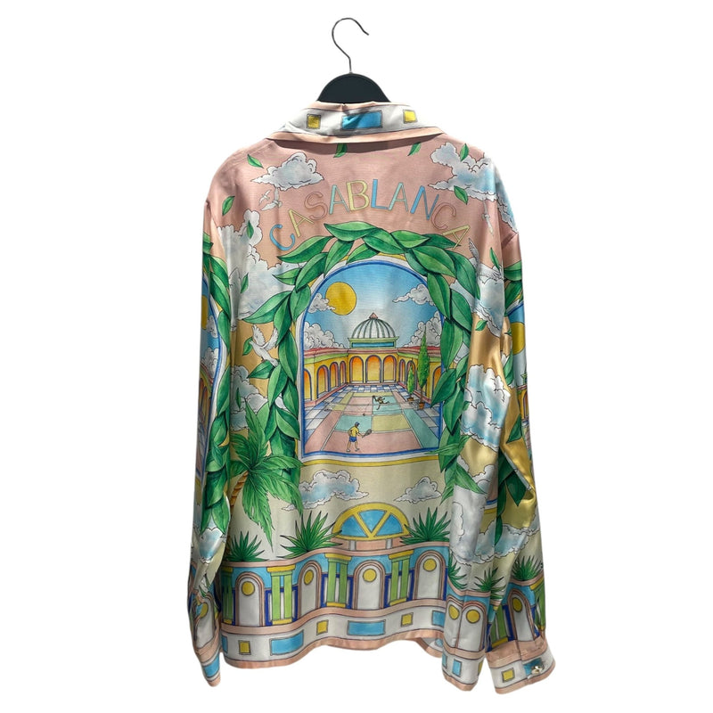 CASABLANCA/LS Shirt/L/Silk/MLT/All Over Print/paysage ideal