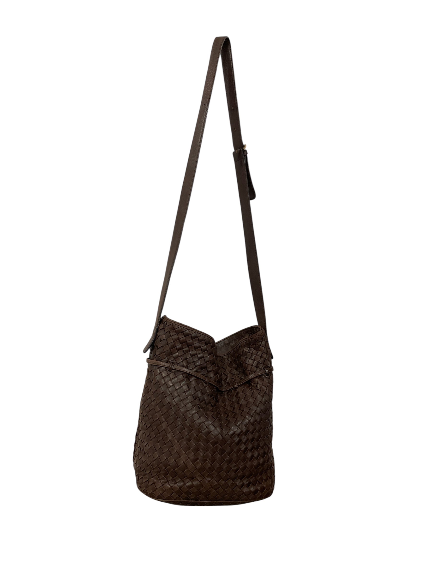 BOTTEGA VENETA/Tote Bag/M/Leather/BRW/ Intrecciato Hobo Woven view 2