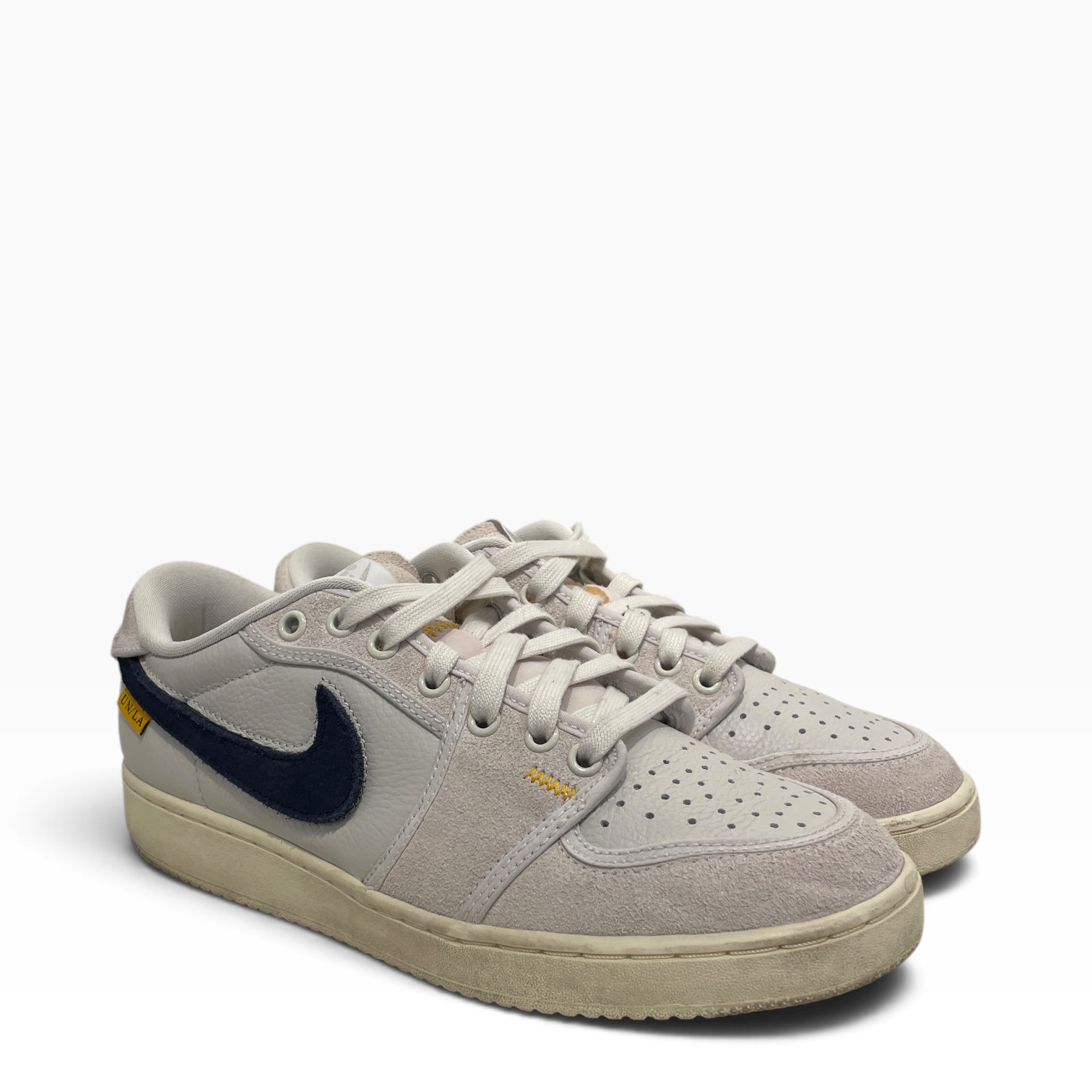 NIKE/UNION/Low-Sneakers/US 9/Cotton/WHT/ajko low