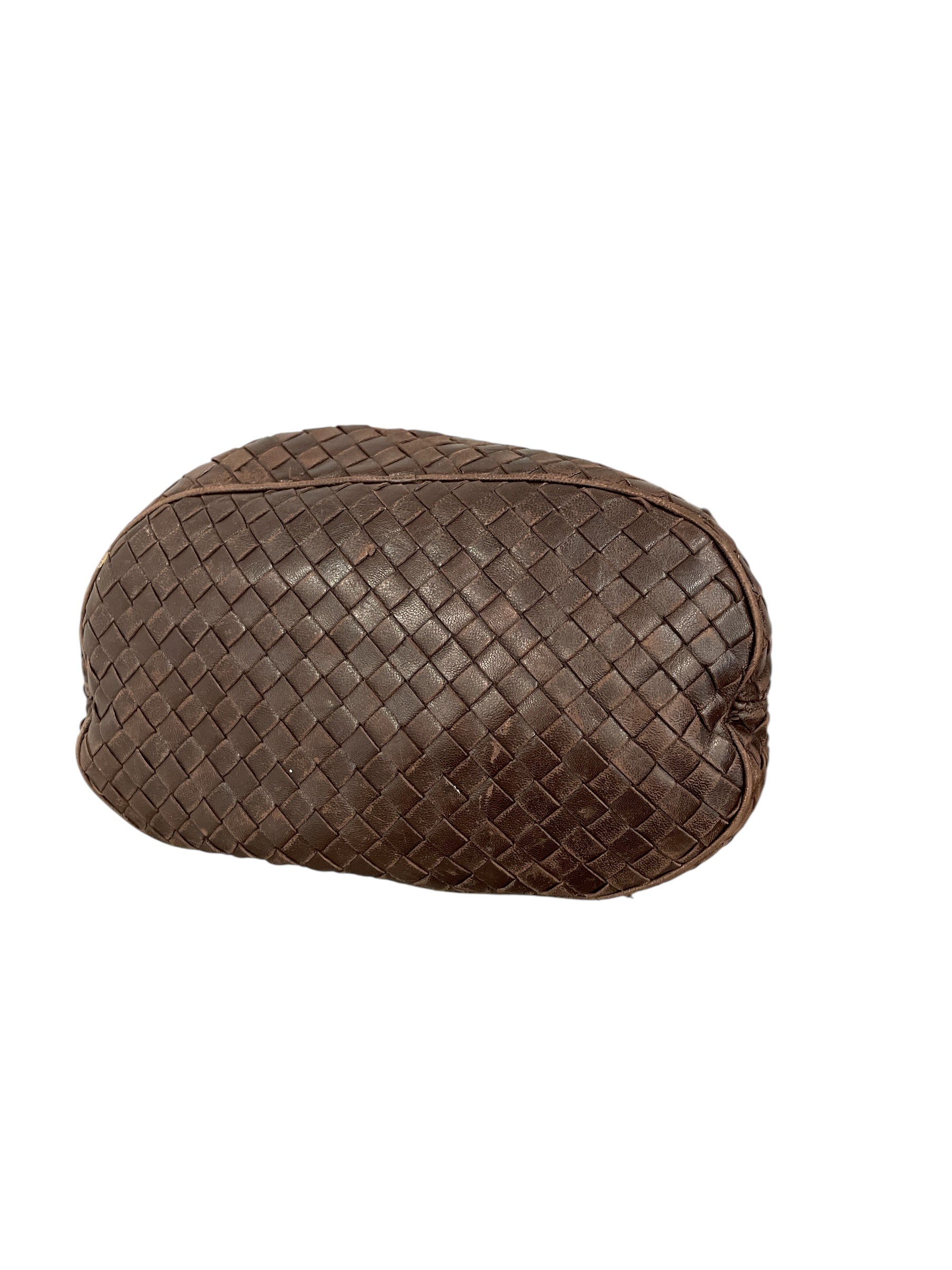 BOTTEGA VENETA/Tote Bag/M/Leather/BRW/ Intrecciato Hobo Woven view 3