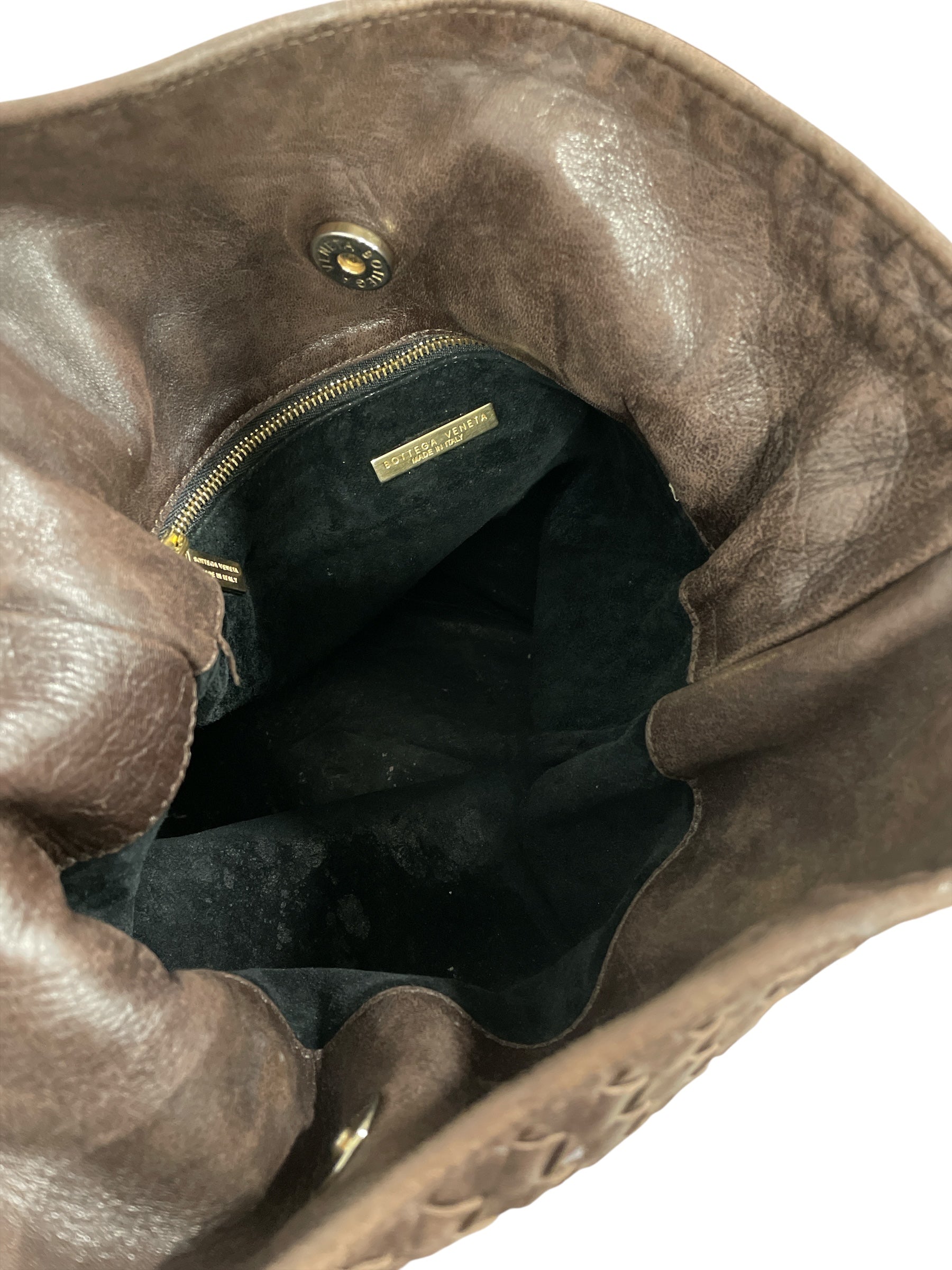 BOTTEGA VENETA/Tote Bag/M/Leather/BRW/ Intrecciato Hobo Woven view 4