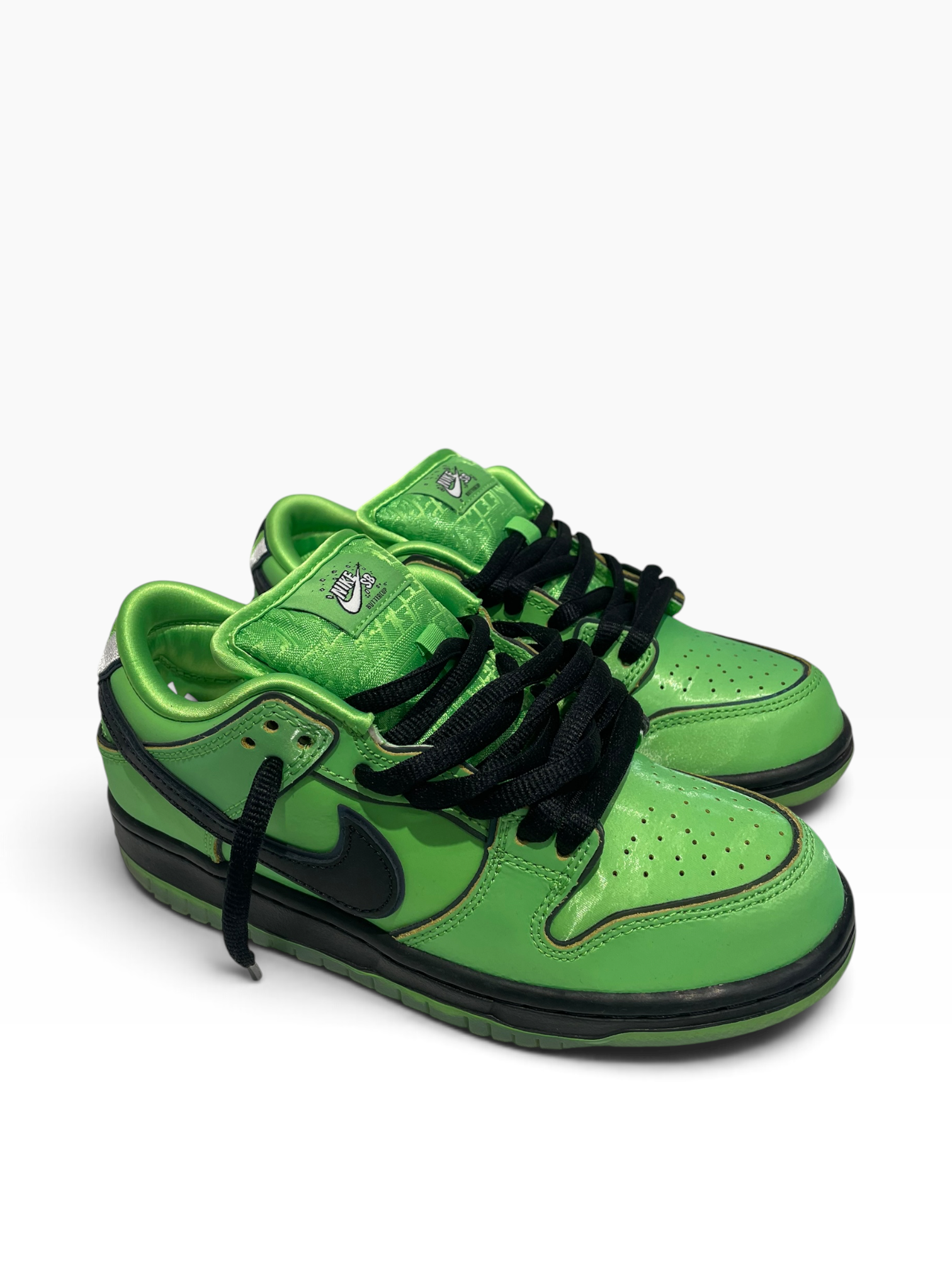 NIKE/Low-Sneakers/US 5.5/Polyester/GRN/SB dunk powerpuff girls view 1