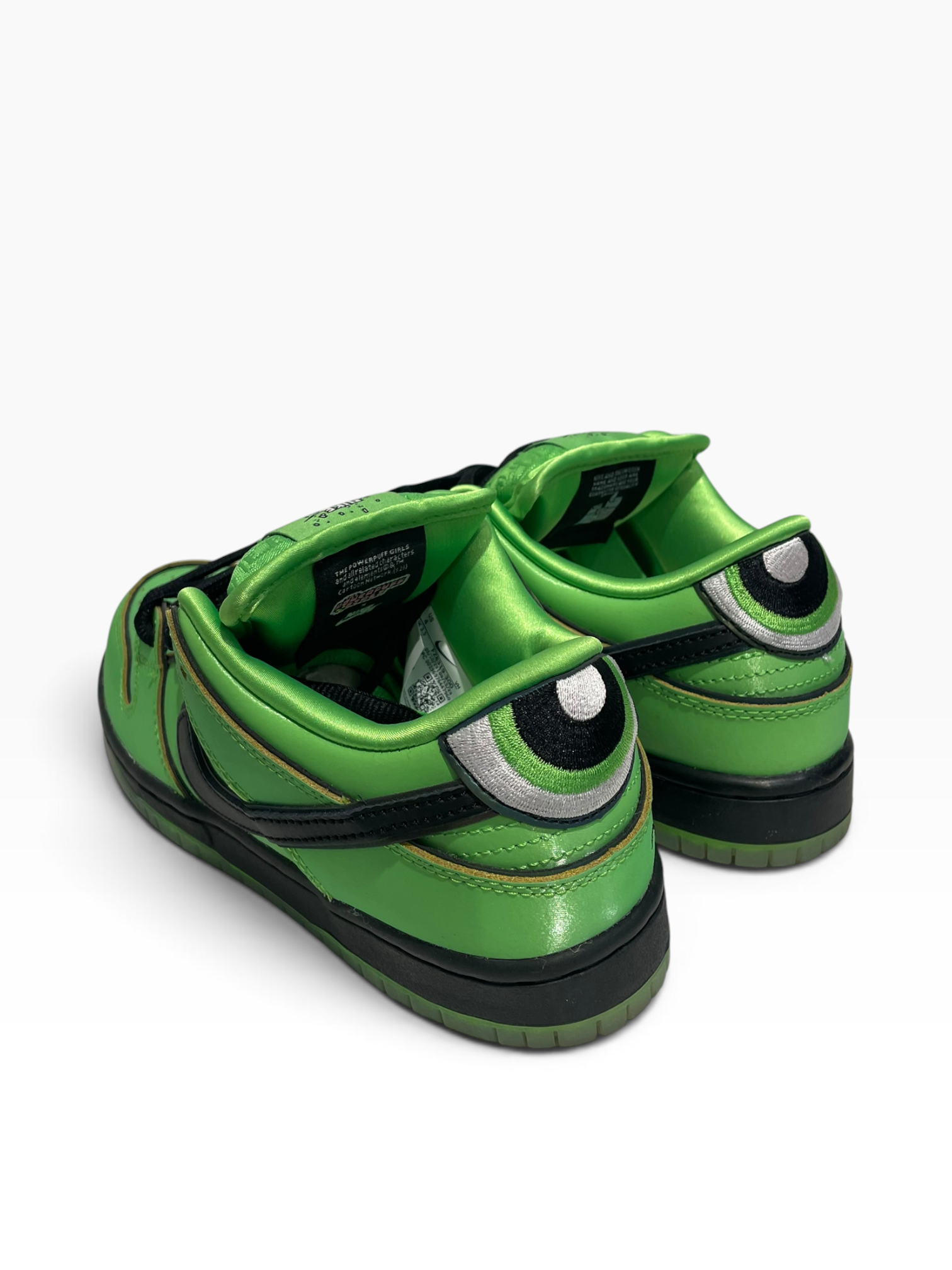 NIKE/Low-Sneakers/US 5.5/Polyester/GRN/SB dunk powerpuff girls view 2