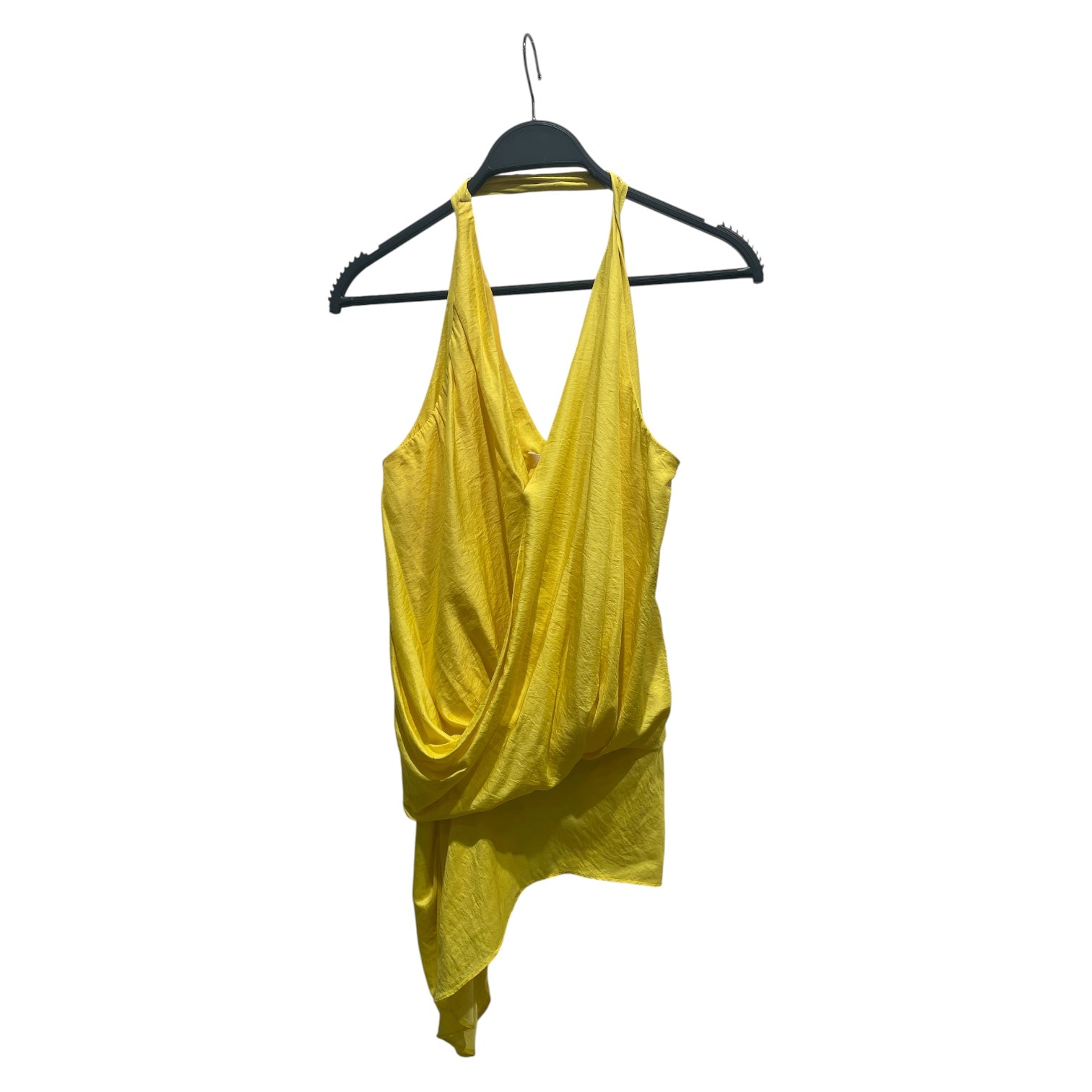 Helmut Lang/Dress/S/Cotton/YEL/cross dress view 1