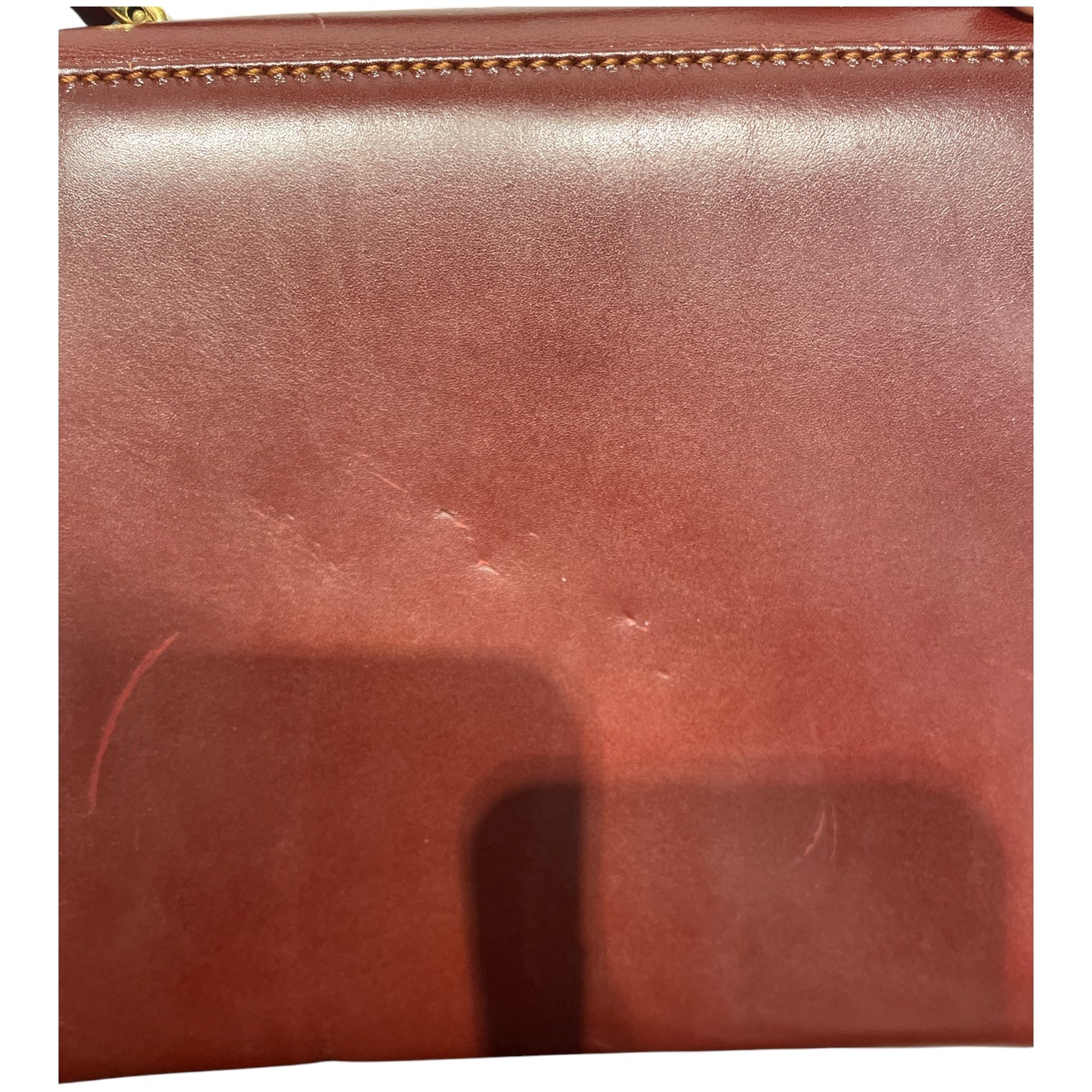 Salvatore Ferragamo/Hand Bag/Leather/BRW/Gold buckle view 6