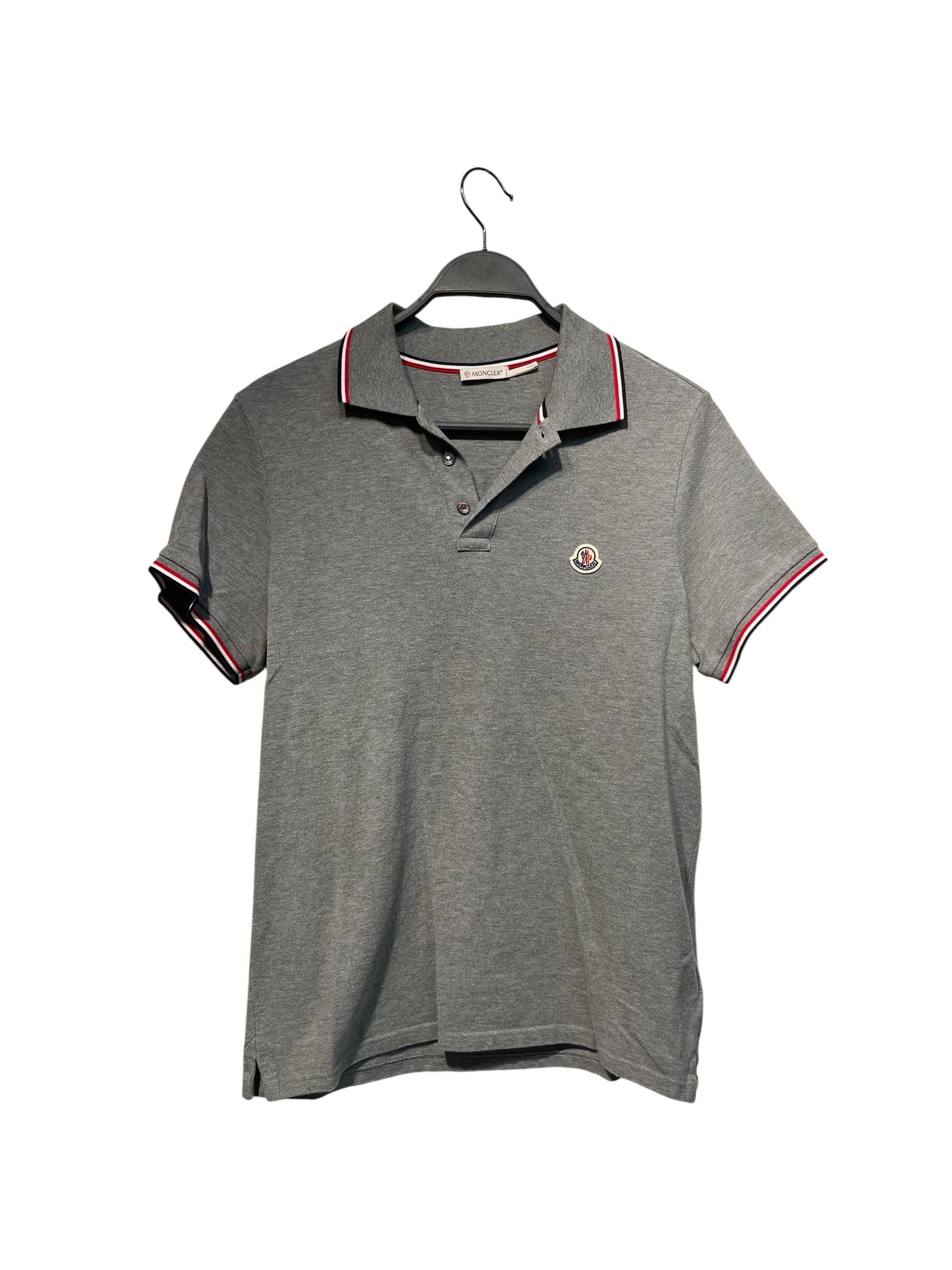 MONCLER/Polo Shirt/S/Cotton/GRY/ view 1
