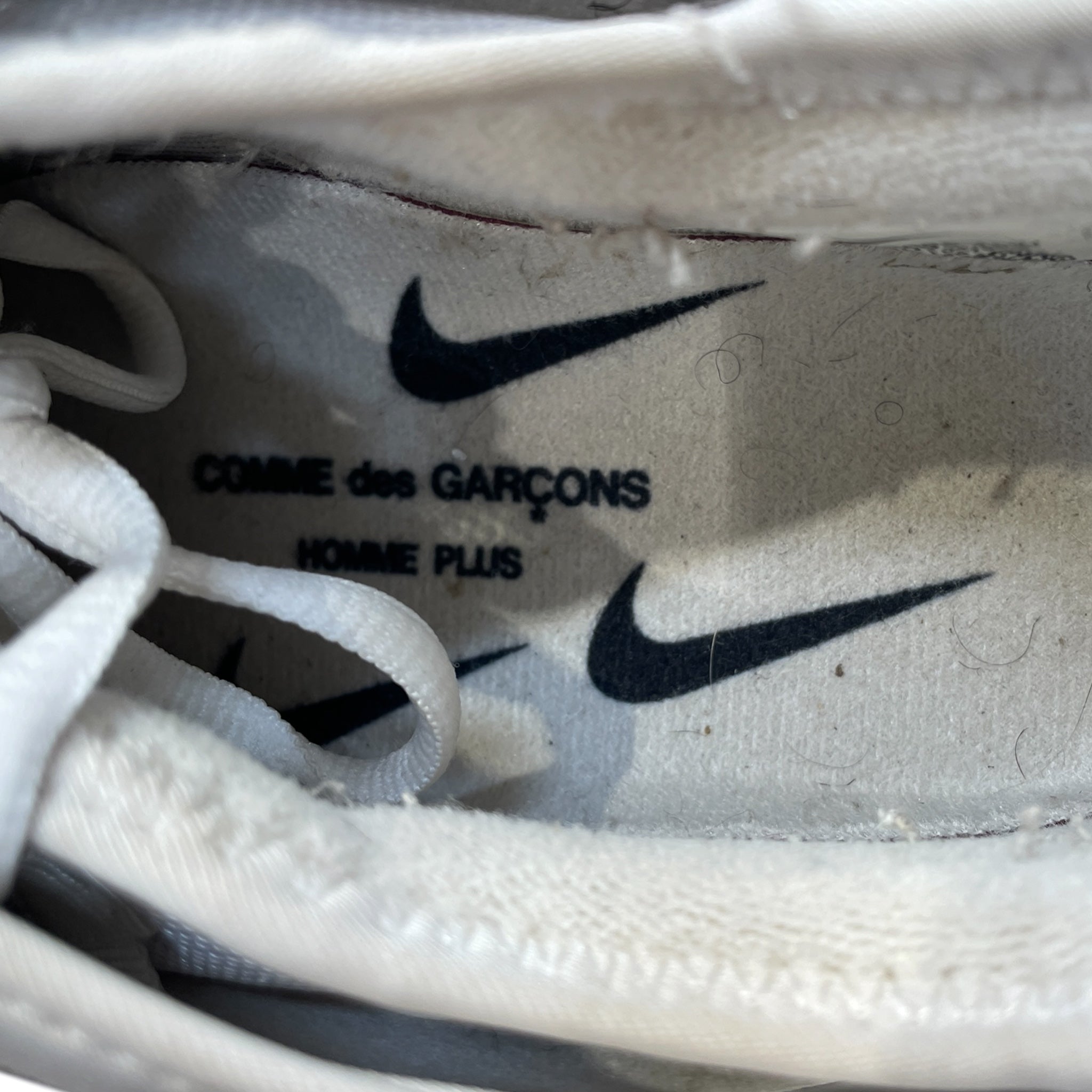 NIKE/COMME des GARCONS HOMME PLUS/Low-Sneakers/US 8.5/WHT/DO8095-102 view 5