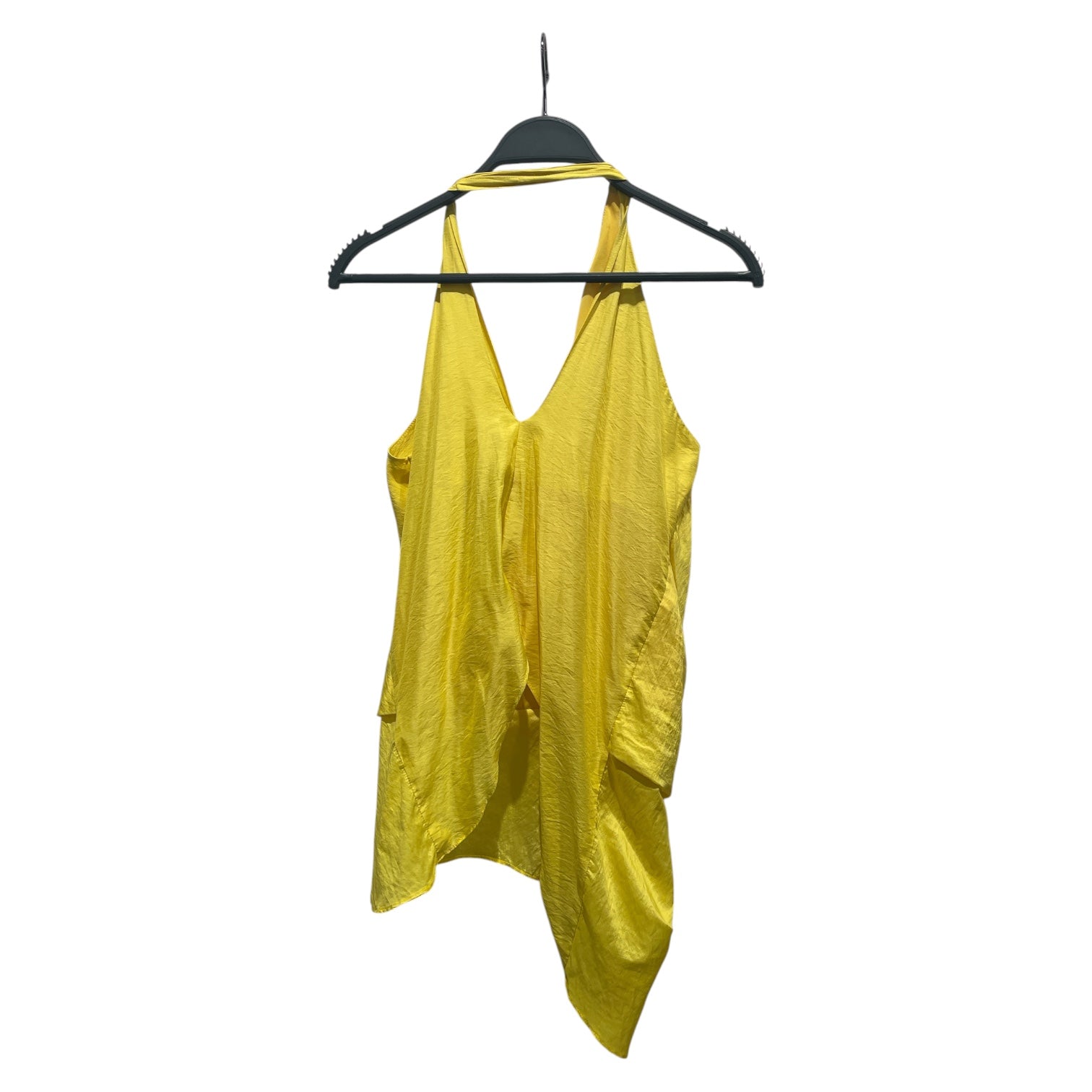 Helmut Lang/Dress/S/Cotton/YEL/cross dress view 2