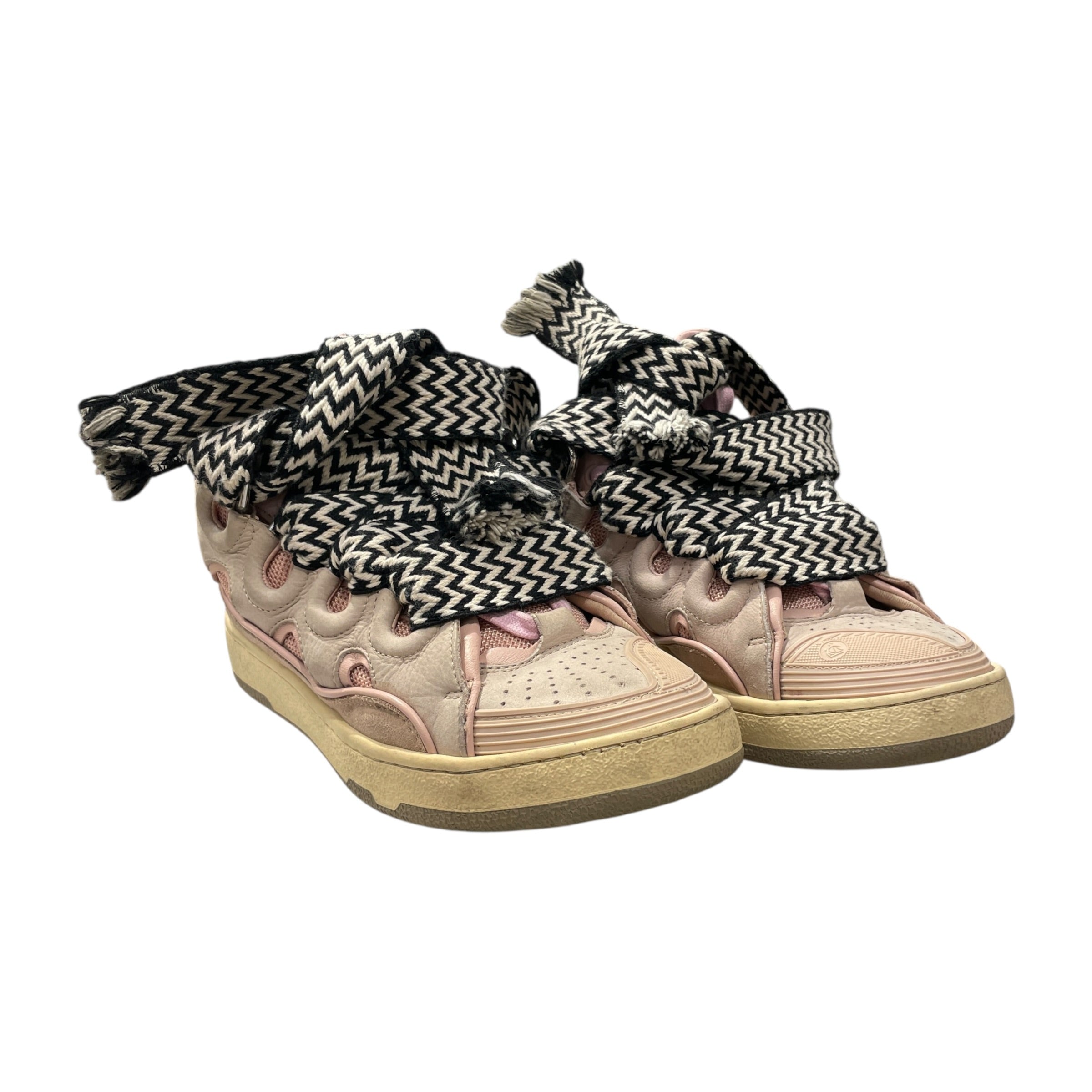 LANVIN/Low-Sneakers/EU 37/Cotton/PNK/ view 1