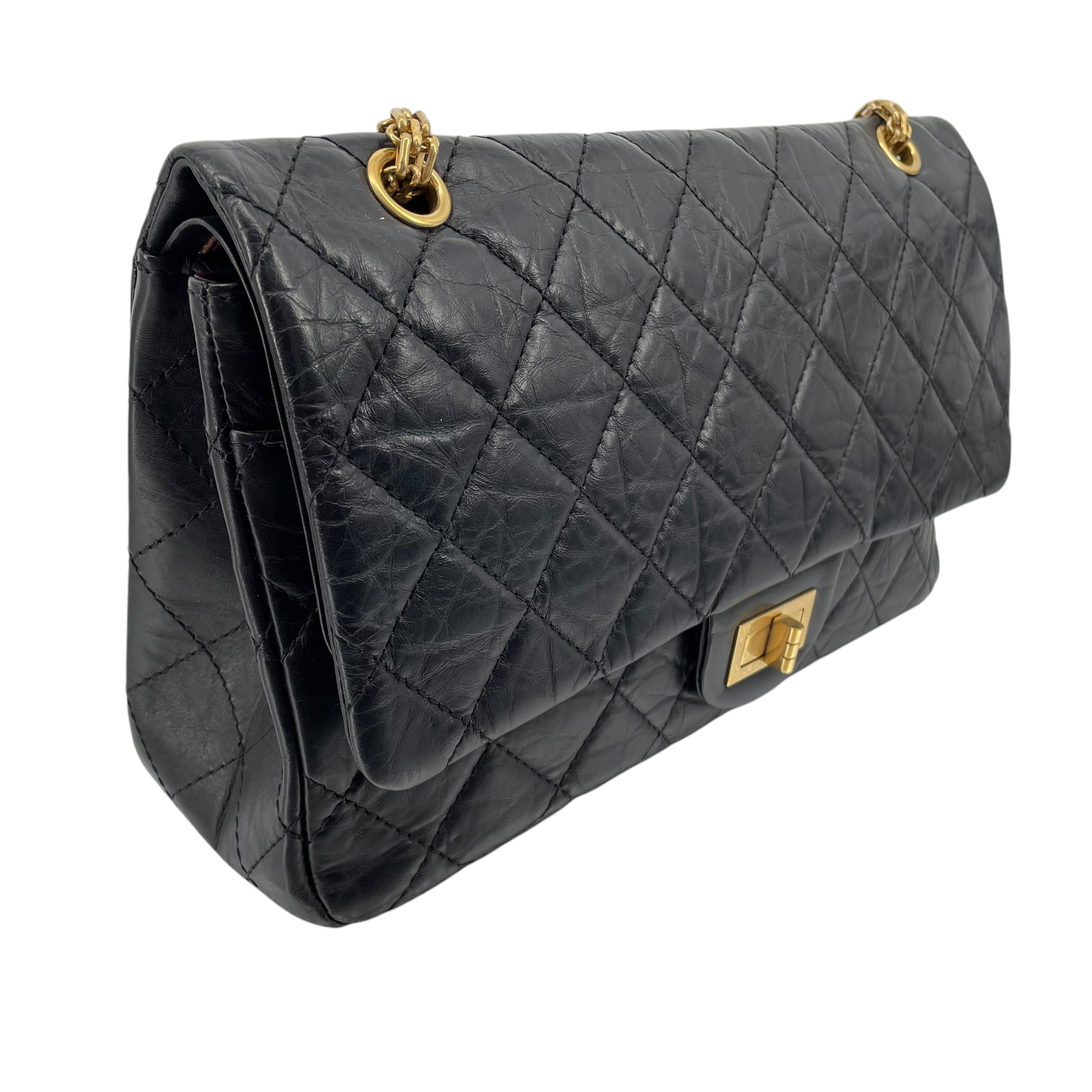 CHANEL/Cross Body Bag/L/Leather/BLK/19132442 view 6