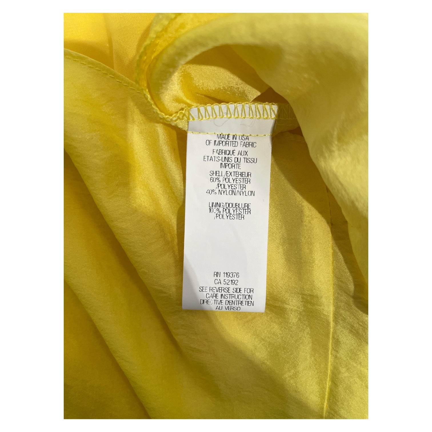 Helmut Lang/Dress/S/Cotton/YEL/cross dress view 4