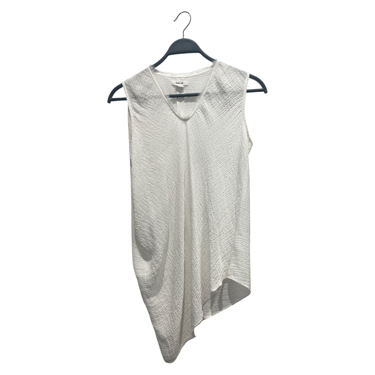 Helmut Lang/Camisole/S/Cotton/WHT/Linen Assymmetrical Shirt view 1