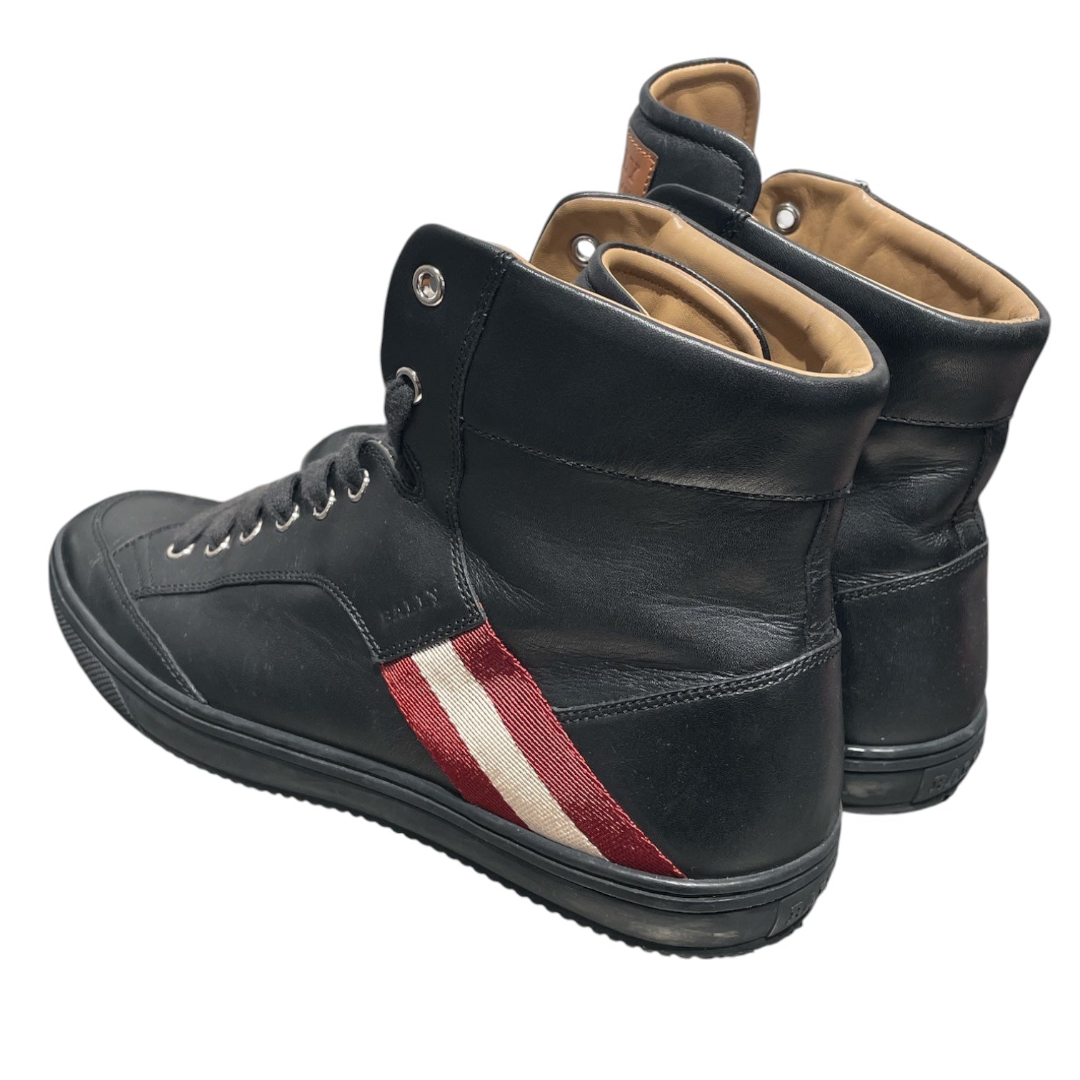 BALLY/Hi-Sneakers/US 10.5/Leather/BLK/Black Oldani High Tops view 2