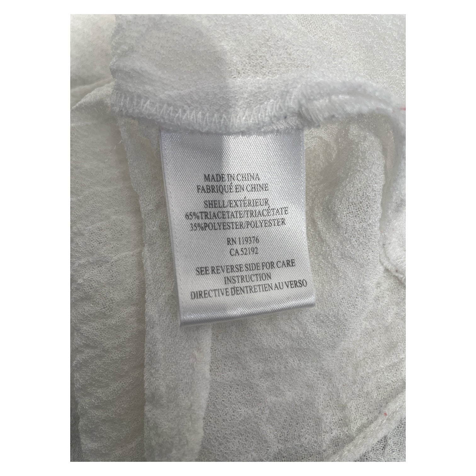 Helmut Lang/Camisole/S/Cotton/WHT/Linen Assymmetrical Shirt view 4
