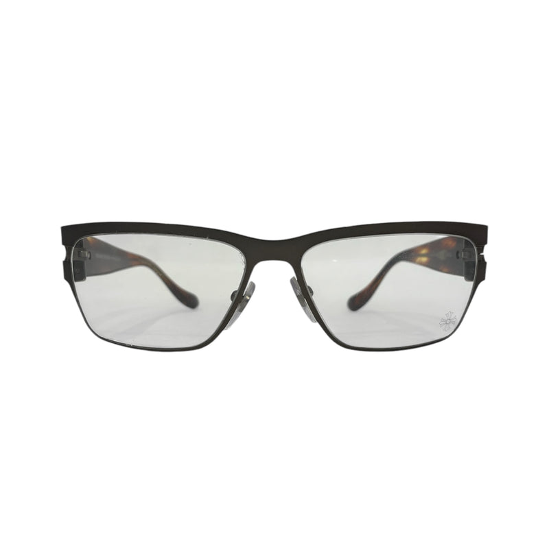 CHROME HEARTS/Glasses/Animal Pattern/Tortoiseshell Pattern/BRW/
