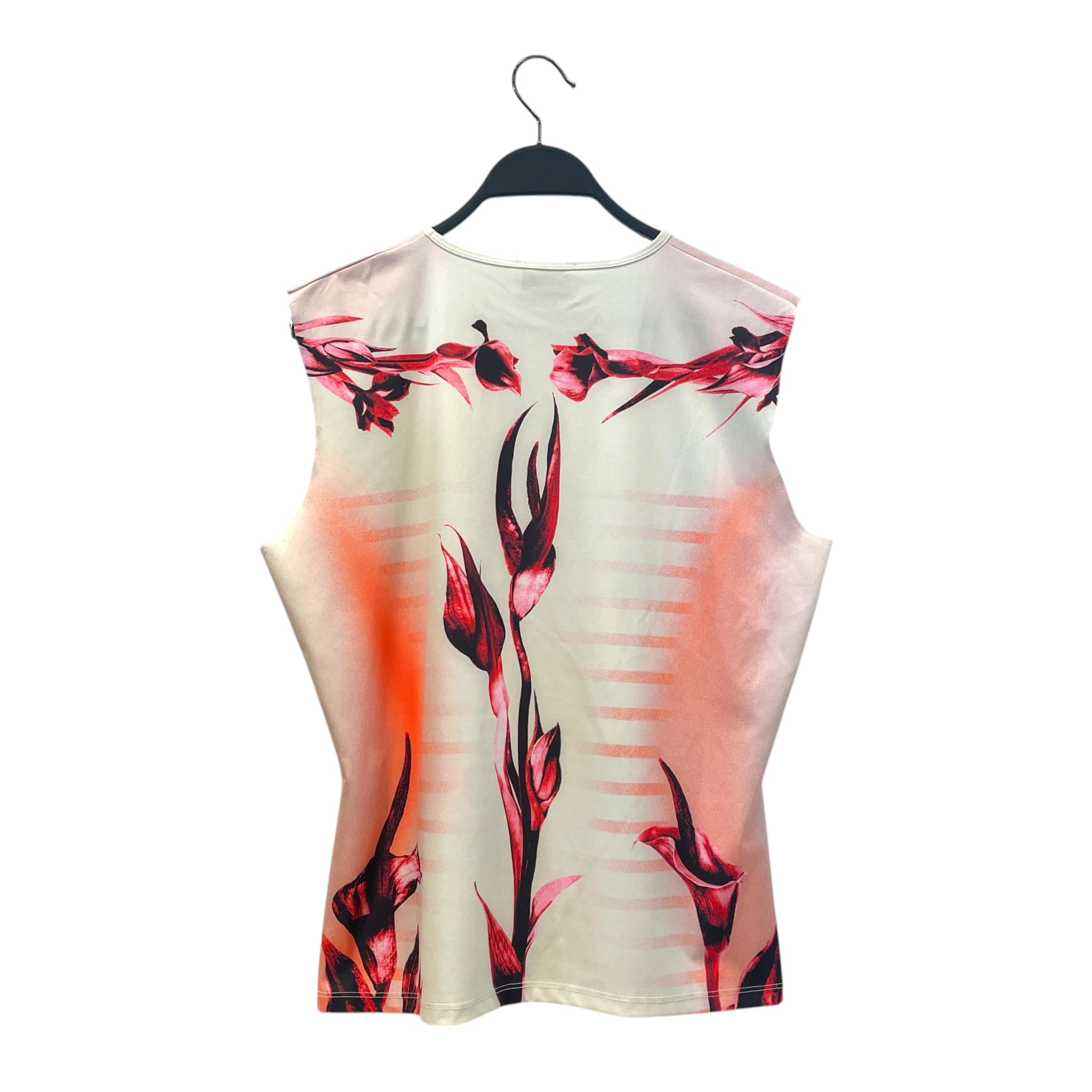 Jean Paul Gaultier/SL Shirt/PED/PINK FLORAL/ SLEEVE CUT view 2