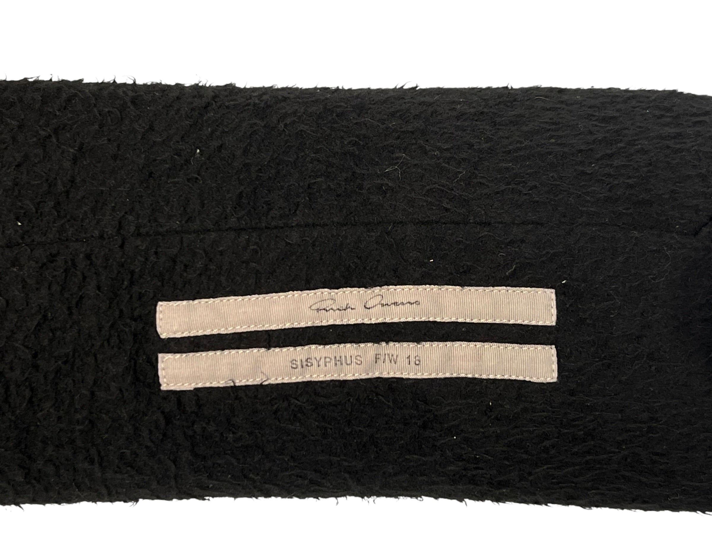 Rick Owens/Scarf/Cotton/BLK/SS18 SISYPHUS view 2
