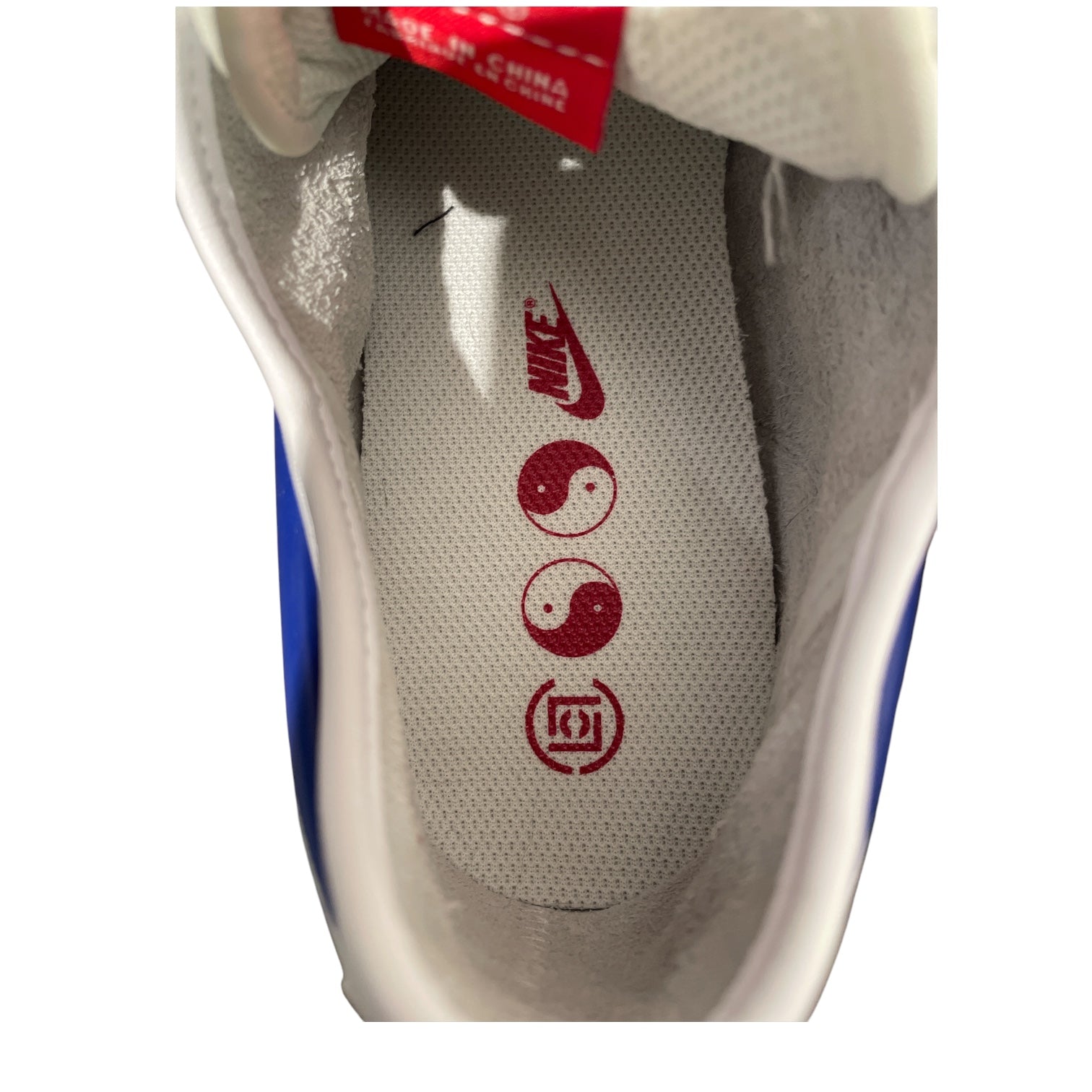 NIKE/CLOT(CLOTAPPAREL)/Low-Sneakers/US 10/WHT/DZ3239-100 Forrest Gump view 3
