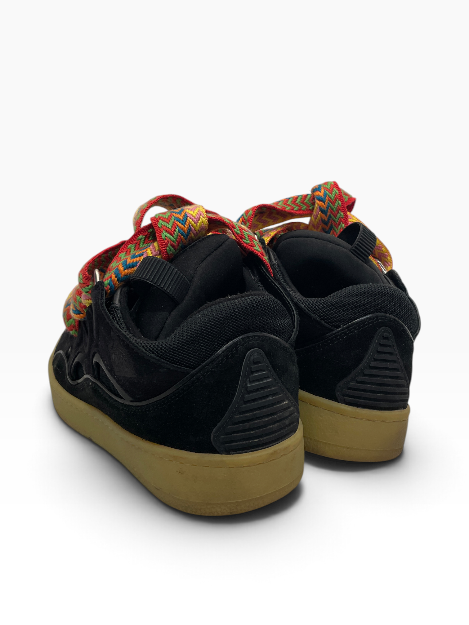 LANVIN/Low-Sneakers/EU 38/Suede/BLK/CURB SNEAKERS view 2