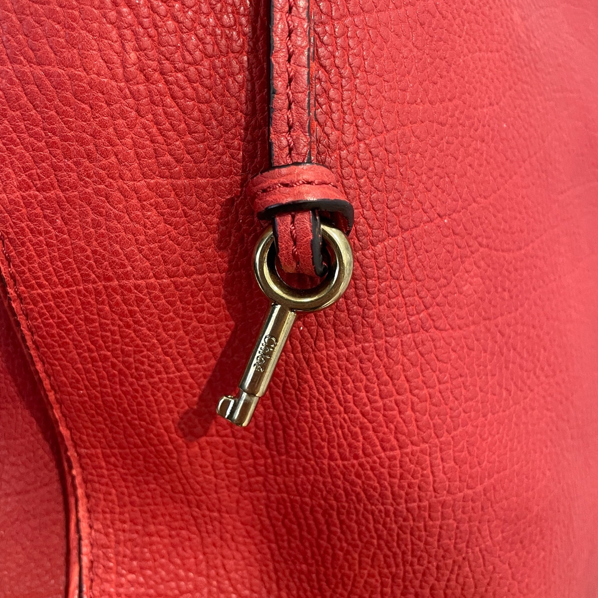 Chloe/Tote Bag/Leather/RED/AURORE PURE PADDINGTON view 4