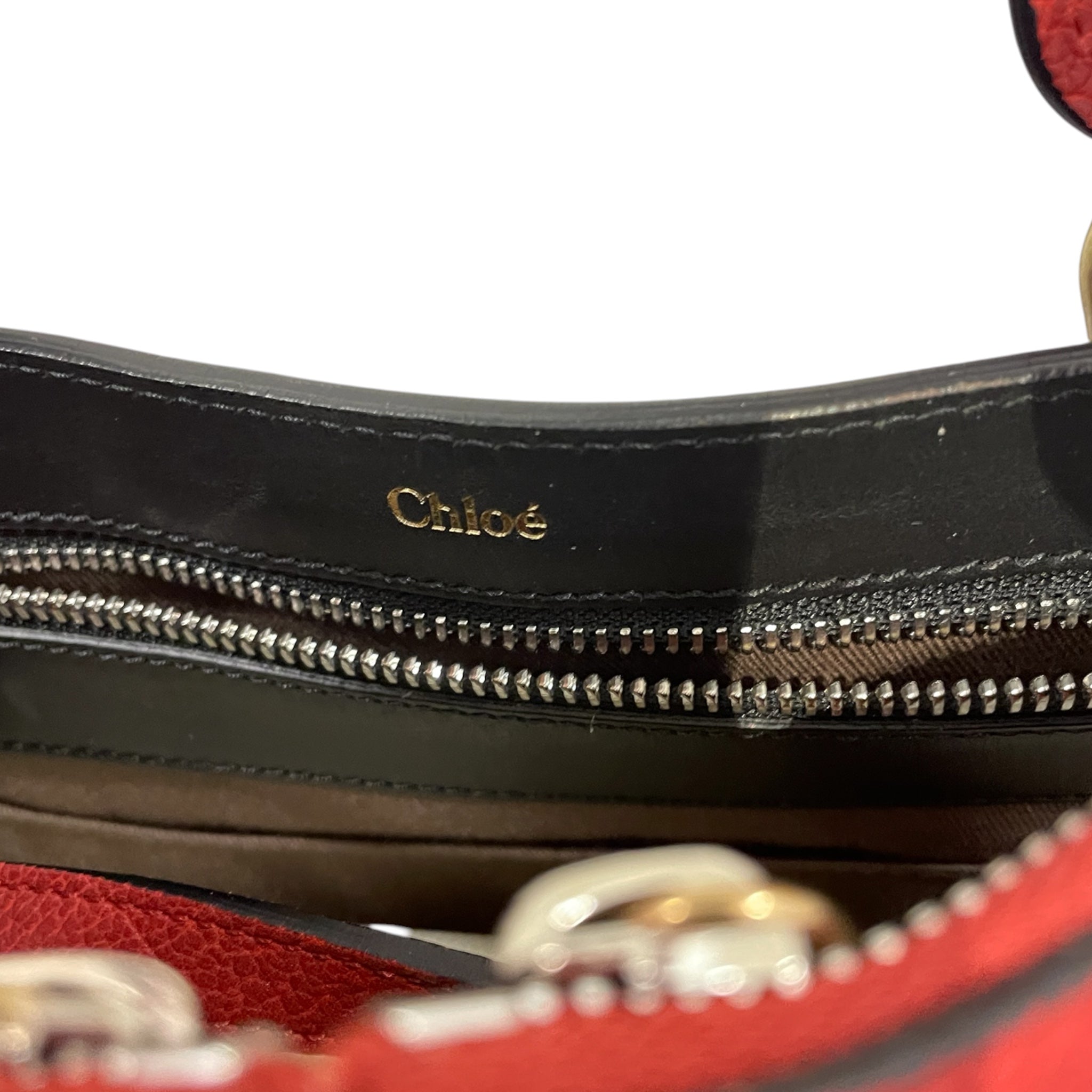 Chloe/Tote Bag/Leather/RED/AURORE PURE PADDINGTON view 3