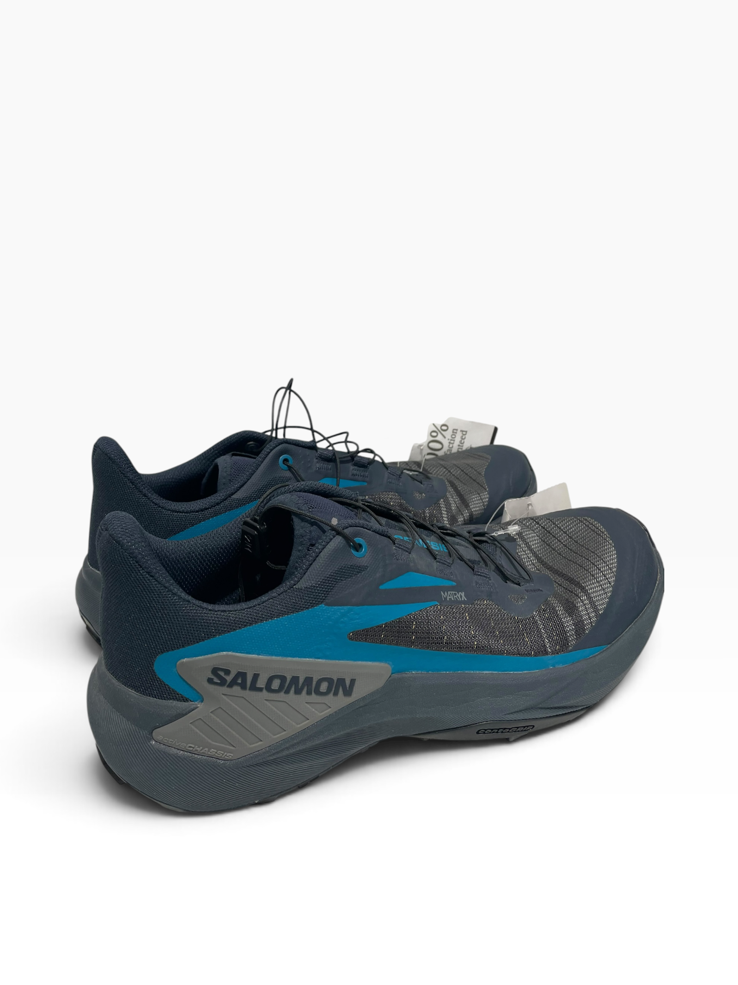 salomon/Low-Sneakers/US 8/Nylon/BLU/Genesis view 2