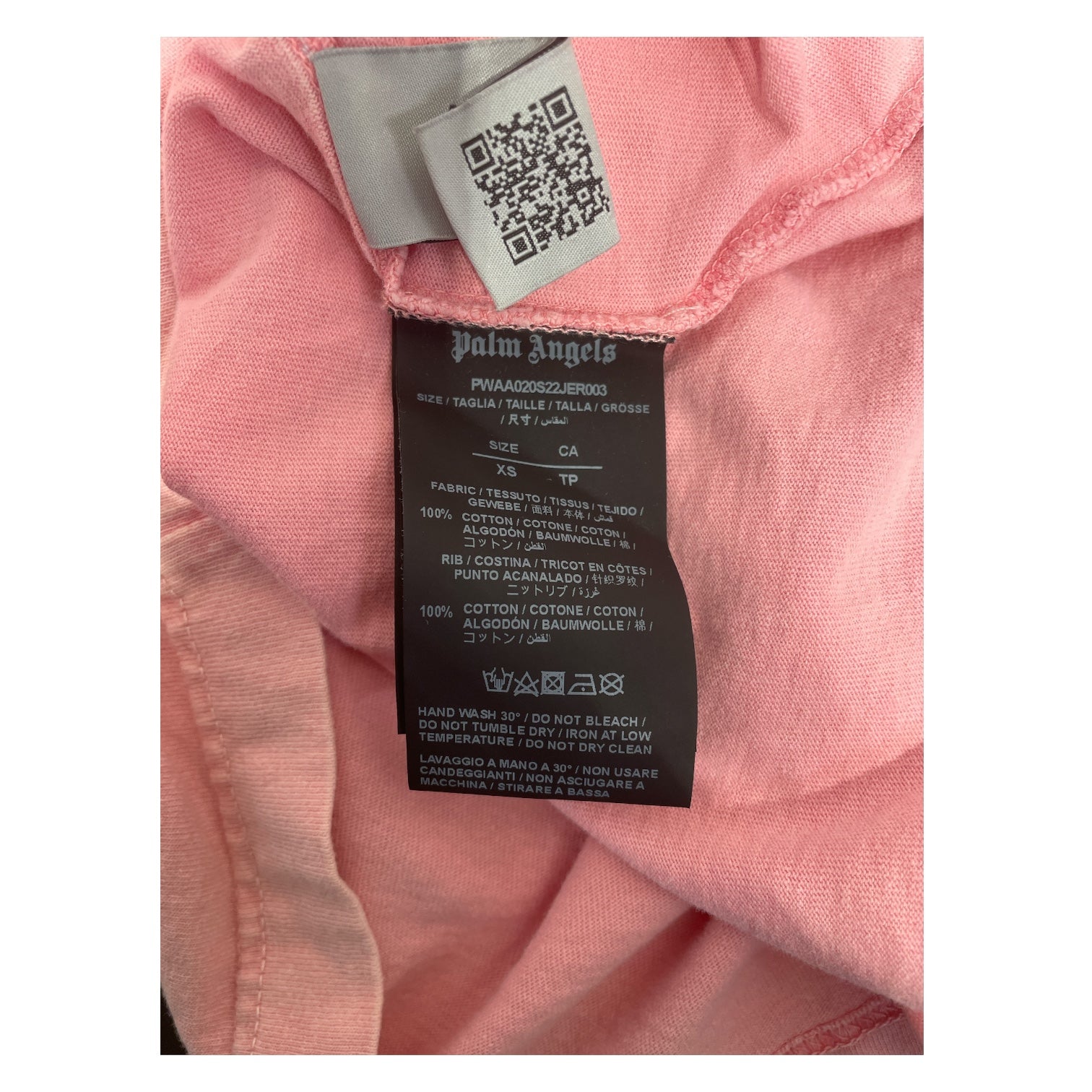 Palm Angels/3|4 T-Shirt/S/Cotton/PNK/ view 4