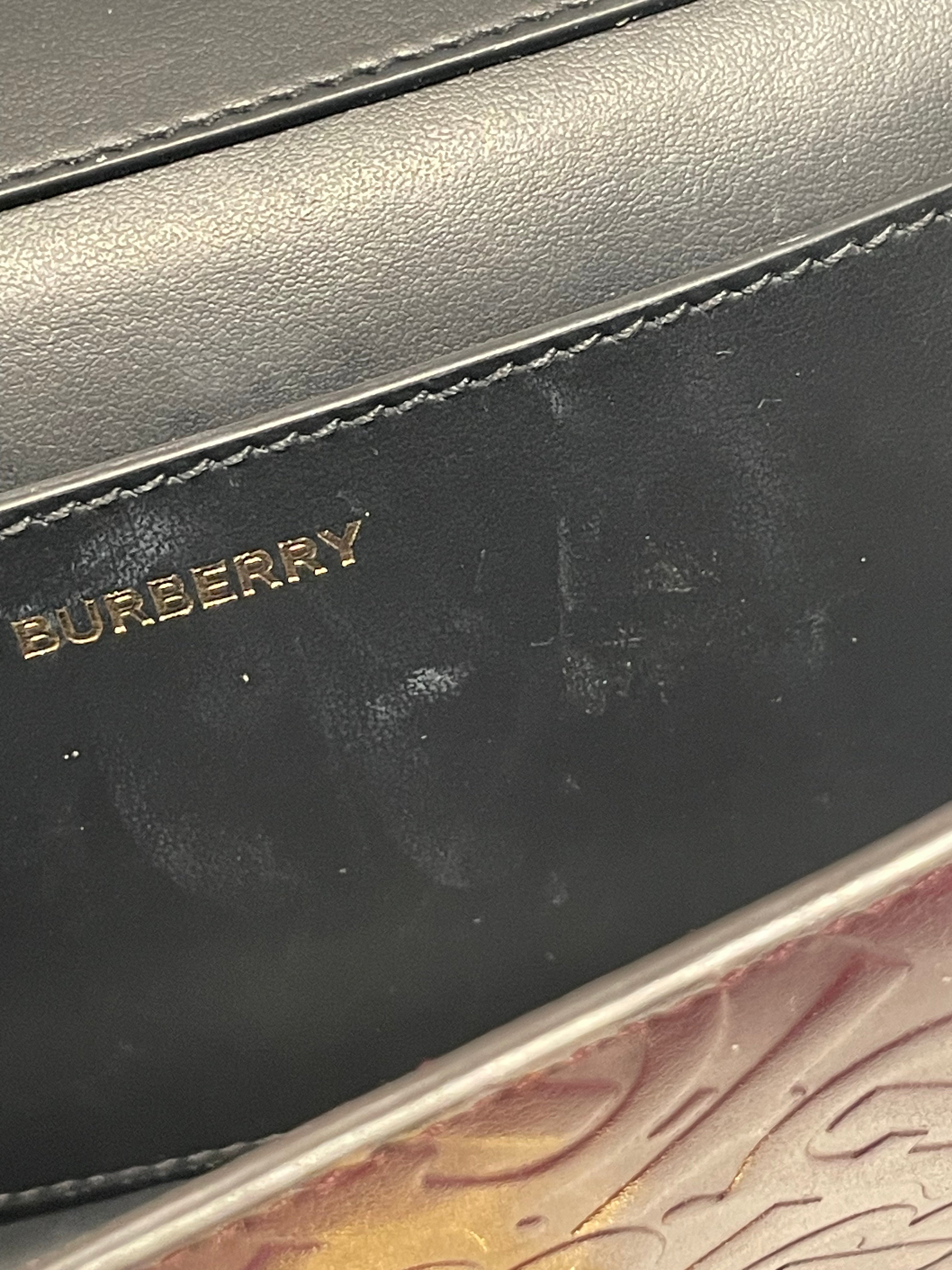 BURBERRY/Cross Body Bag/Leather/BRD/Monogram view 7