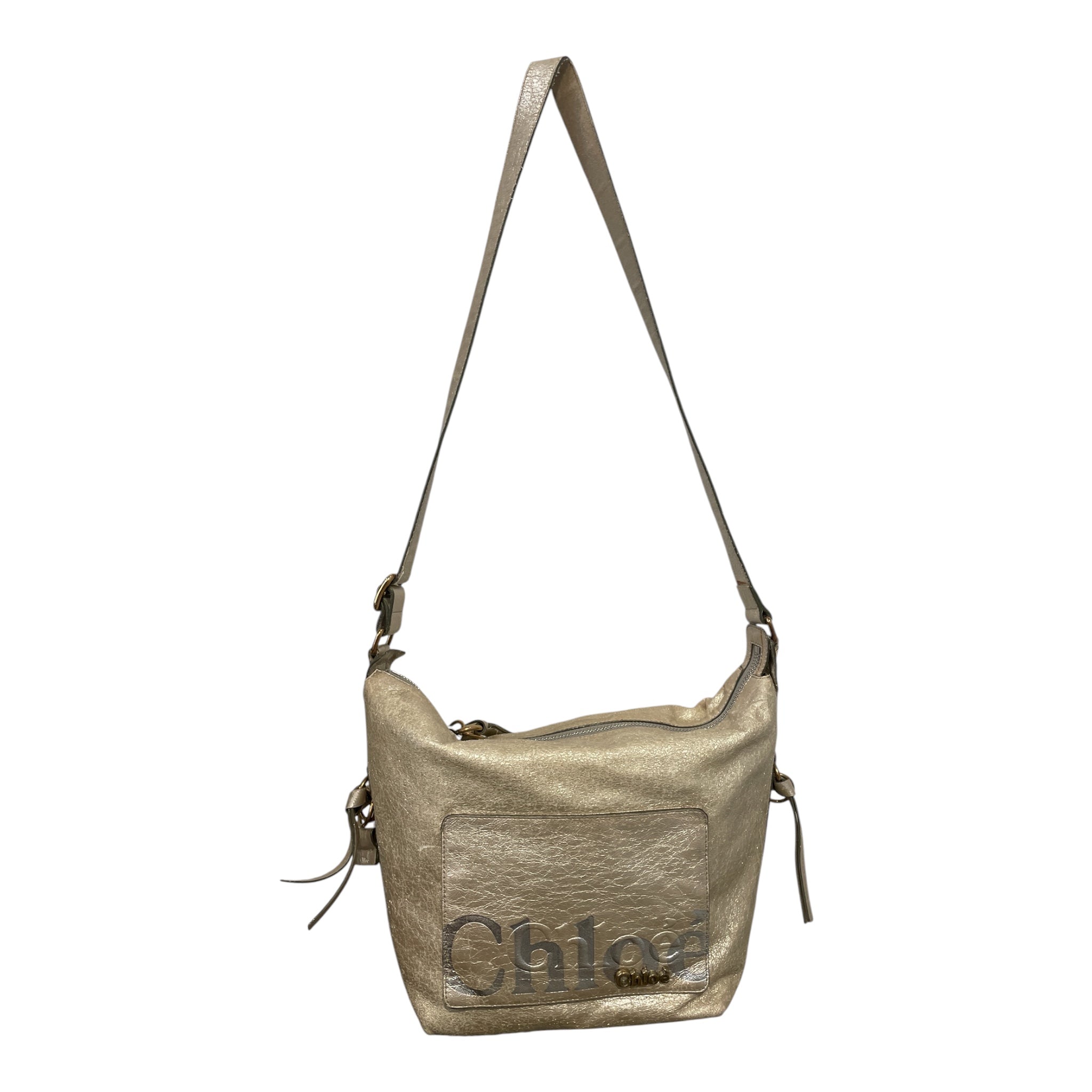 Chloe/Cross Body Bag/Leather/GLD/METALLIC ECLIPSE MESSENGER view 1