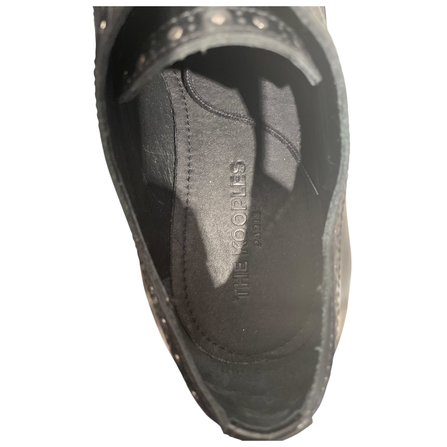 The Kooples/Dress Shoes/EU 41/Leather/BLK/BLACK STUDDED DRESS SHOES view 3