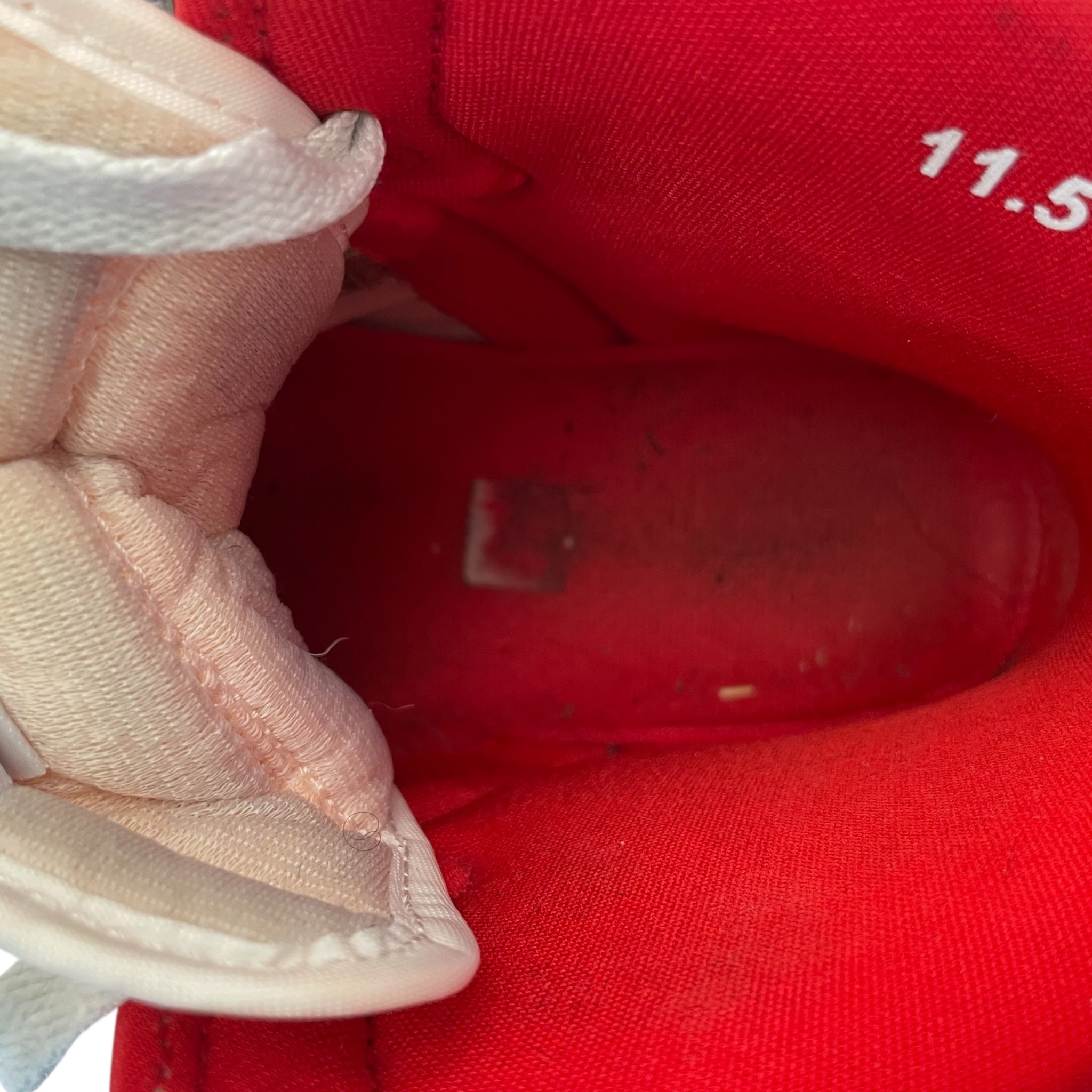 NIKE/X AWAKE NY AIR SHIP PE SP SAIL/Hi-Sneakers/US 11.5/Leather/RED/FN8675-100 view 3