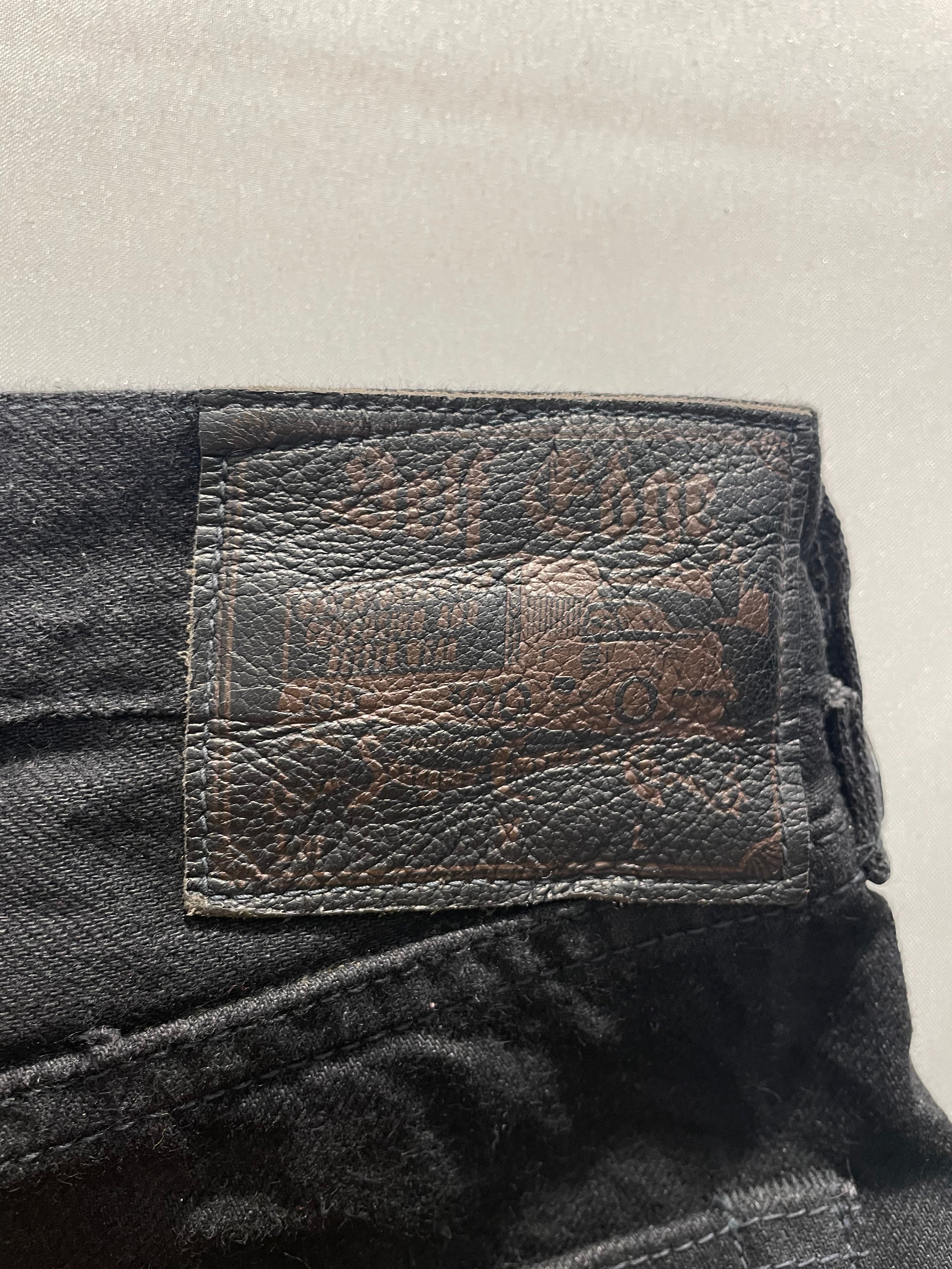 SUGAR CANE/Pants/36/Denim/BLK/selvedge view 3
