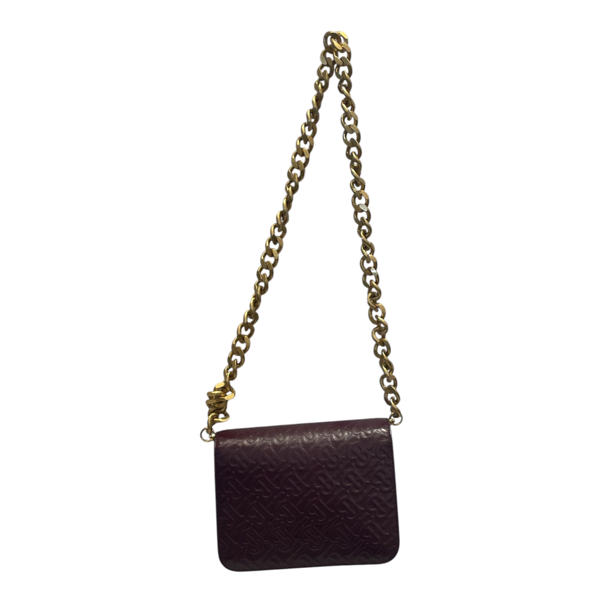 BURBERRY/Cross Body Bag/Leather/BRD/Monogram view 2