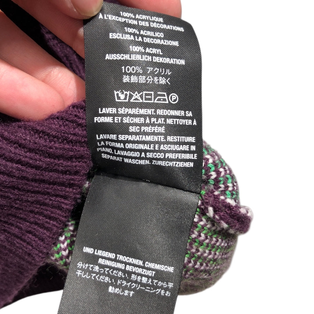 VANSON/Supreme/Heavy Sweater/XL/Cotton/PPL/KNIT GREEN VANSON LEATHER LOGO view 5