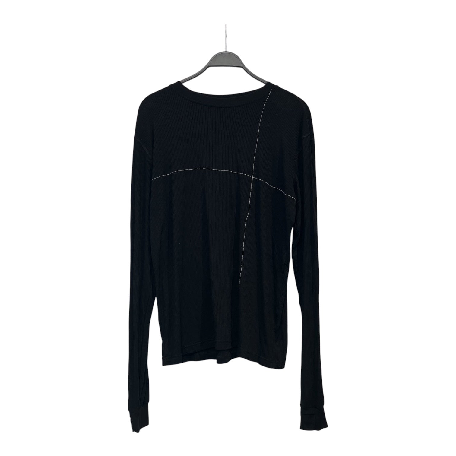 karsten kroening/LS T-Shirt/L/Cotton/BLK/contrast stitch shirt view 1