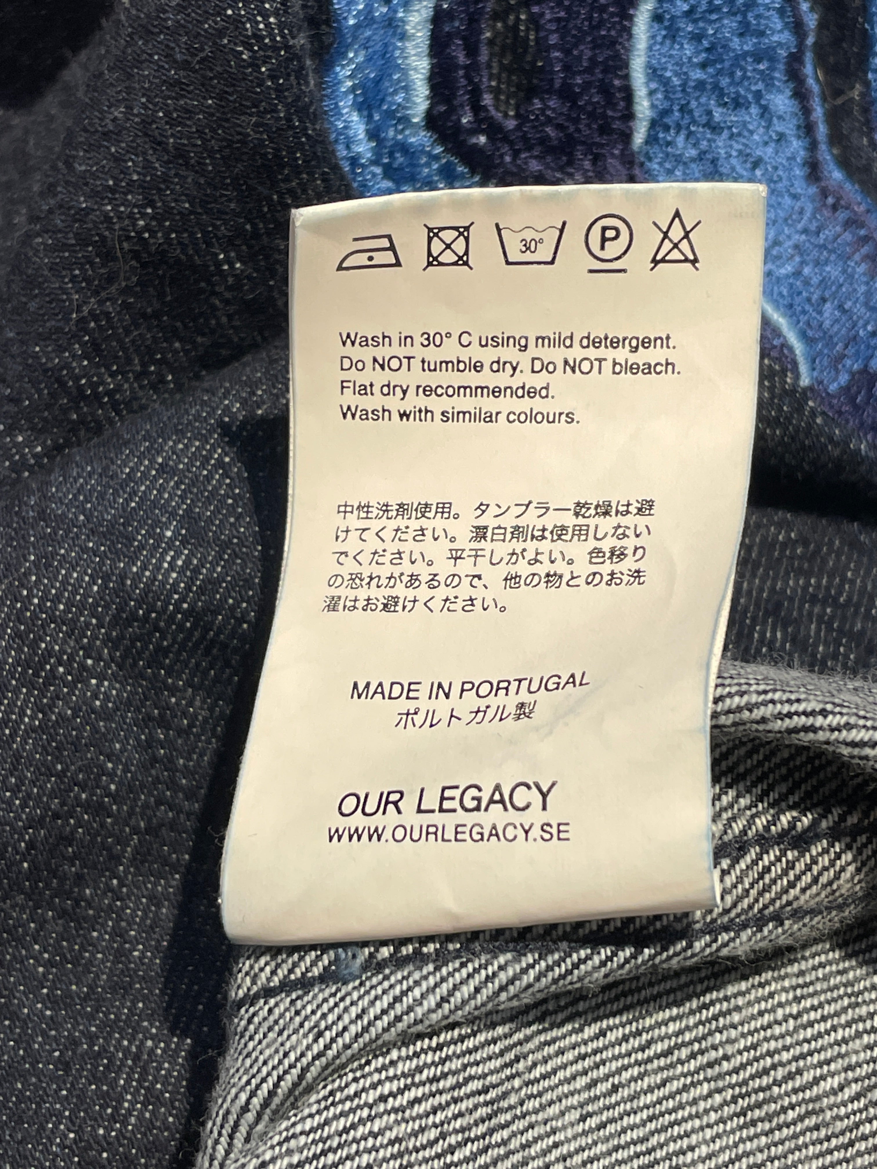 OUR LEGACY/3|4 T-Shirt/52/Cotton/BLU/ view 5