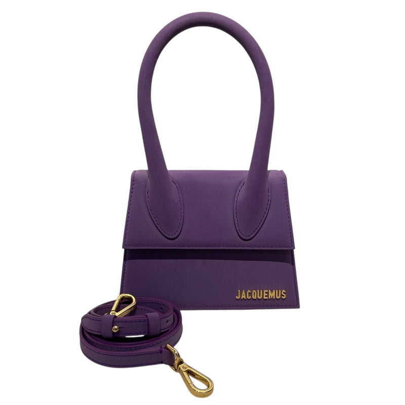 JACQUEMUS/Hand Bag/Leather/PPL/TOP HANDLE LE CHIQUITO MOYEN