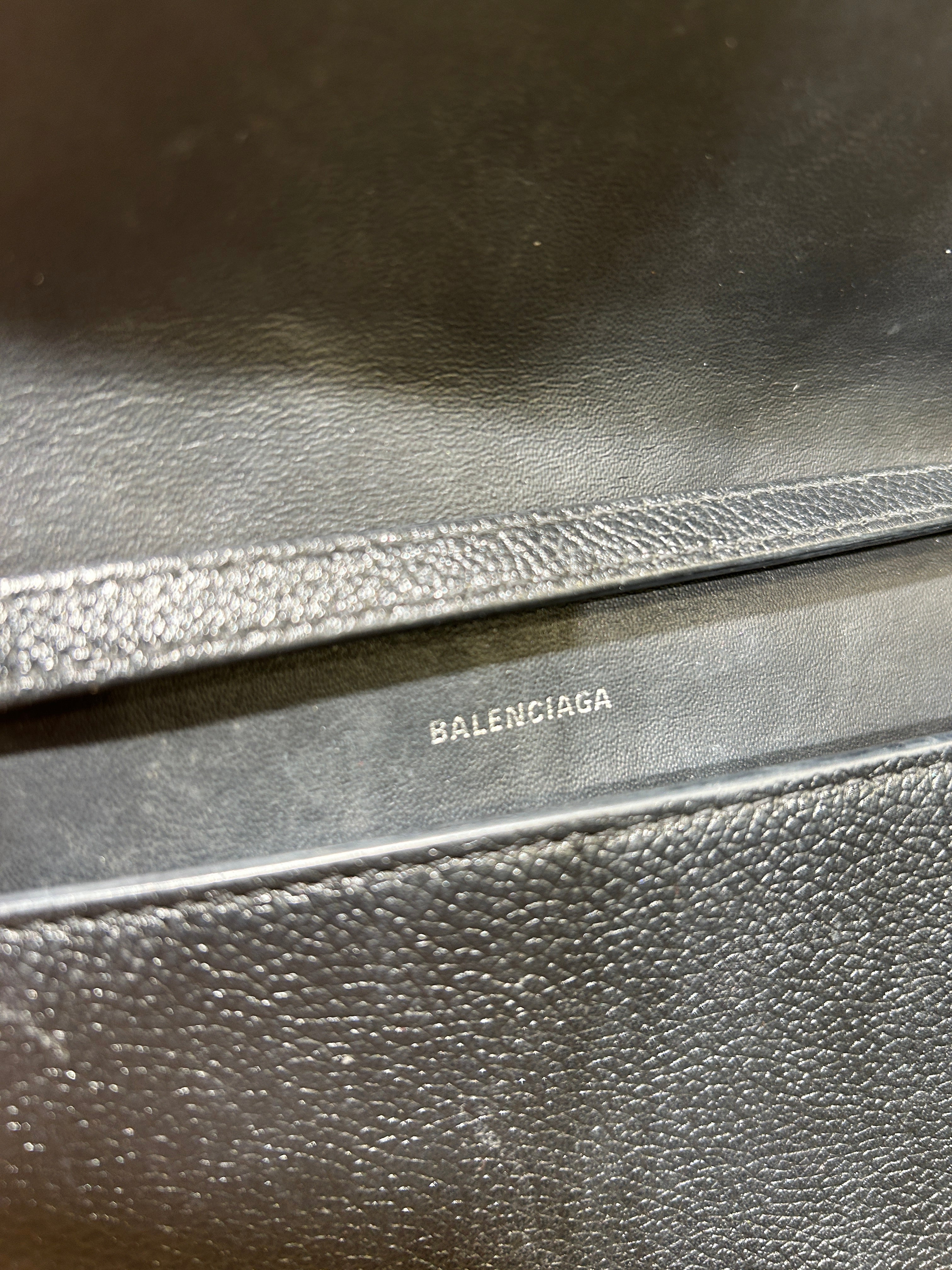 BALENCIAGA/Cross Body Bag/Leather/BLK/SMALL CROSSBODY LEATHER BAG view 5
