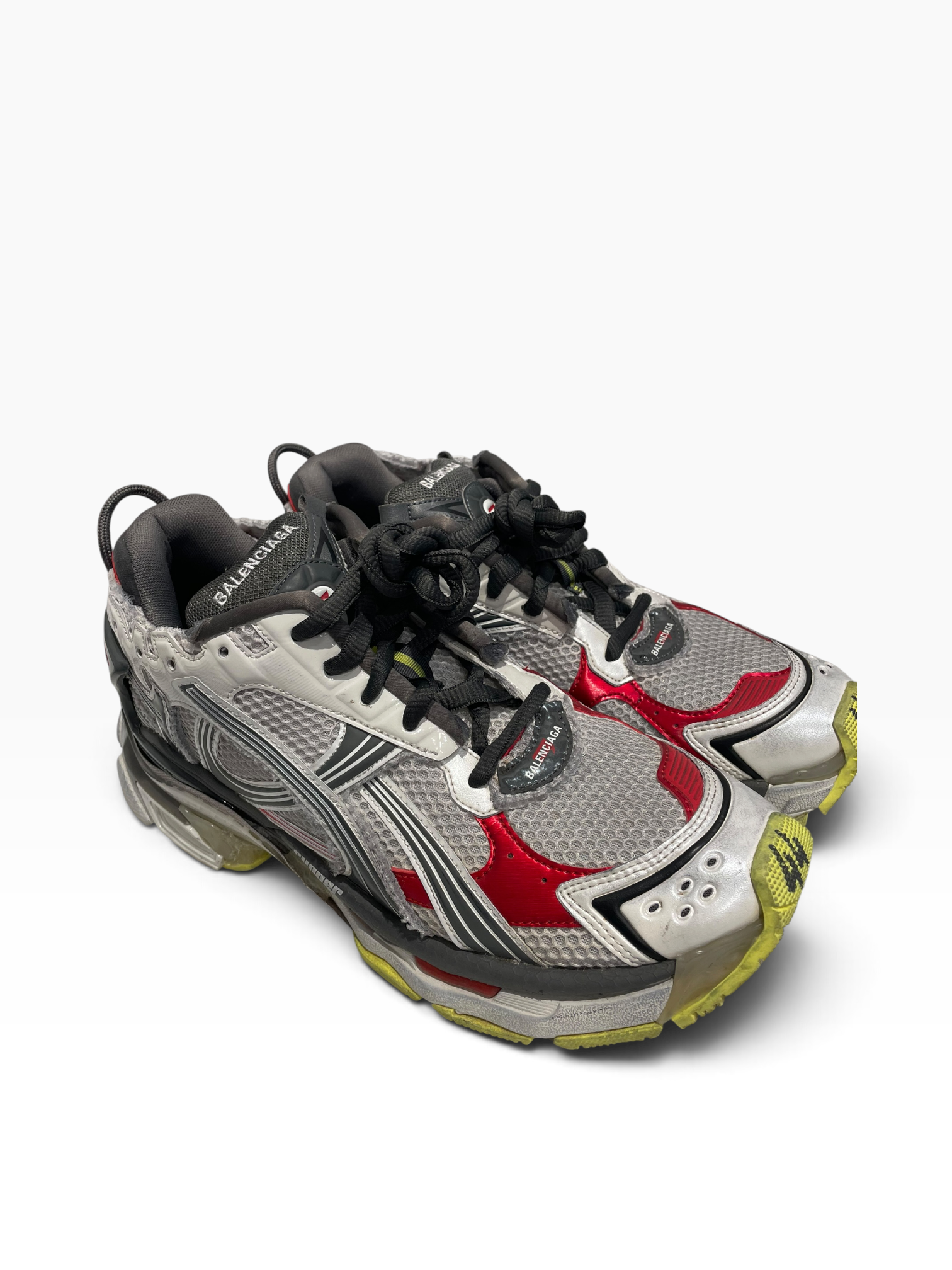 BALENCIAGA/Low-Sneakers/EU 44/All Over Print/Nylon/MLT/Runner Metalic multi-color view 1