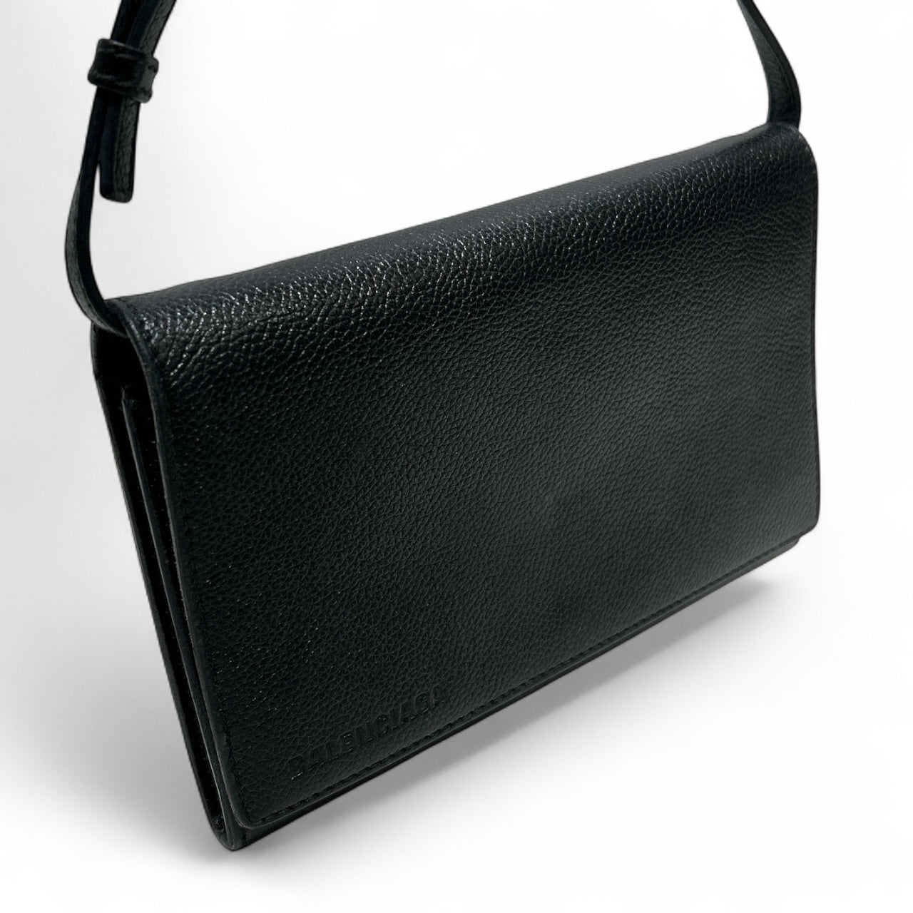 BALENCIAGA/Cross Body Bag/Leather/BLK/SMALL CROSSBODY LEATHER BAG view 6
