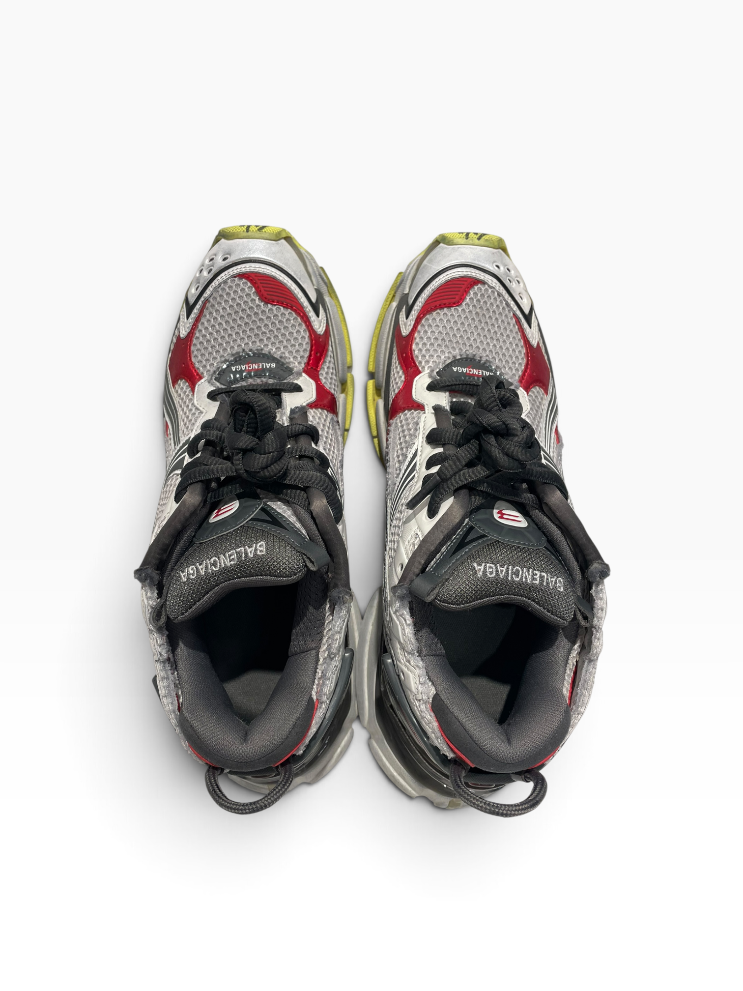 BALENCIAGA/Low-Sneakers/EU 44/All Over Print/Nylon/MLT/Runner Metalic multi-color view 3