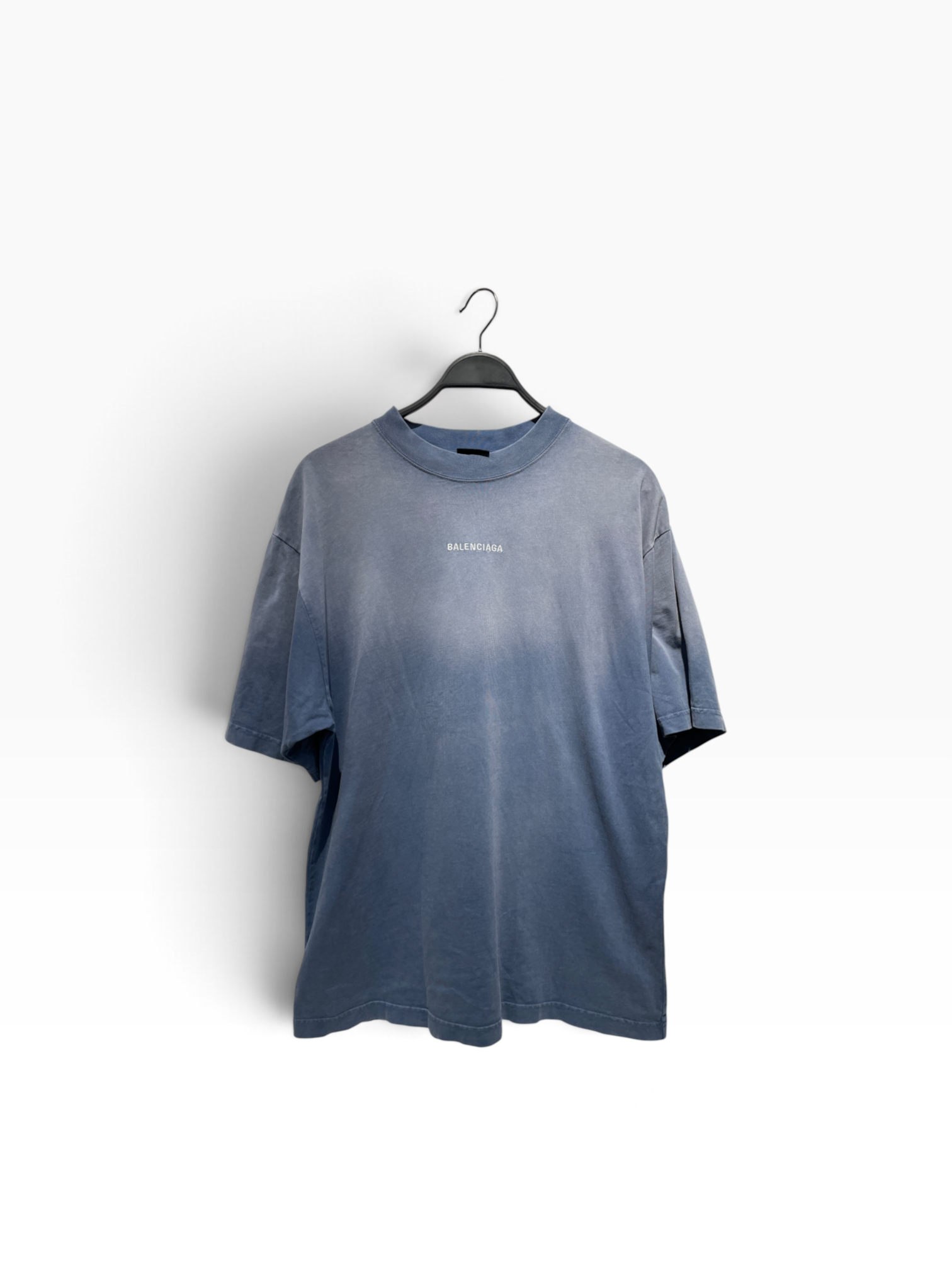 BALENCIAGA/T-Shirt/S/Cotton/IDG/LIGHTWASH TEE view 1
