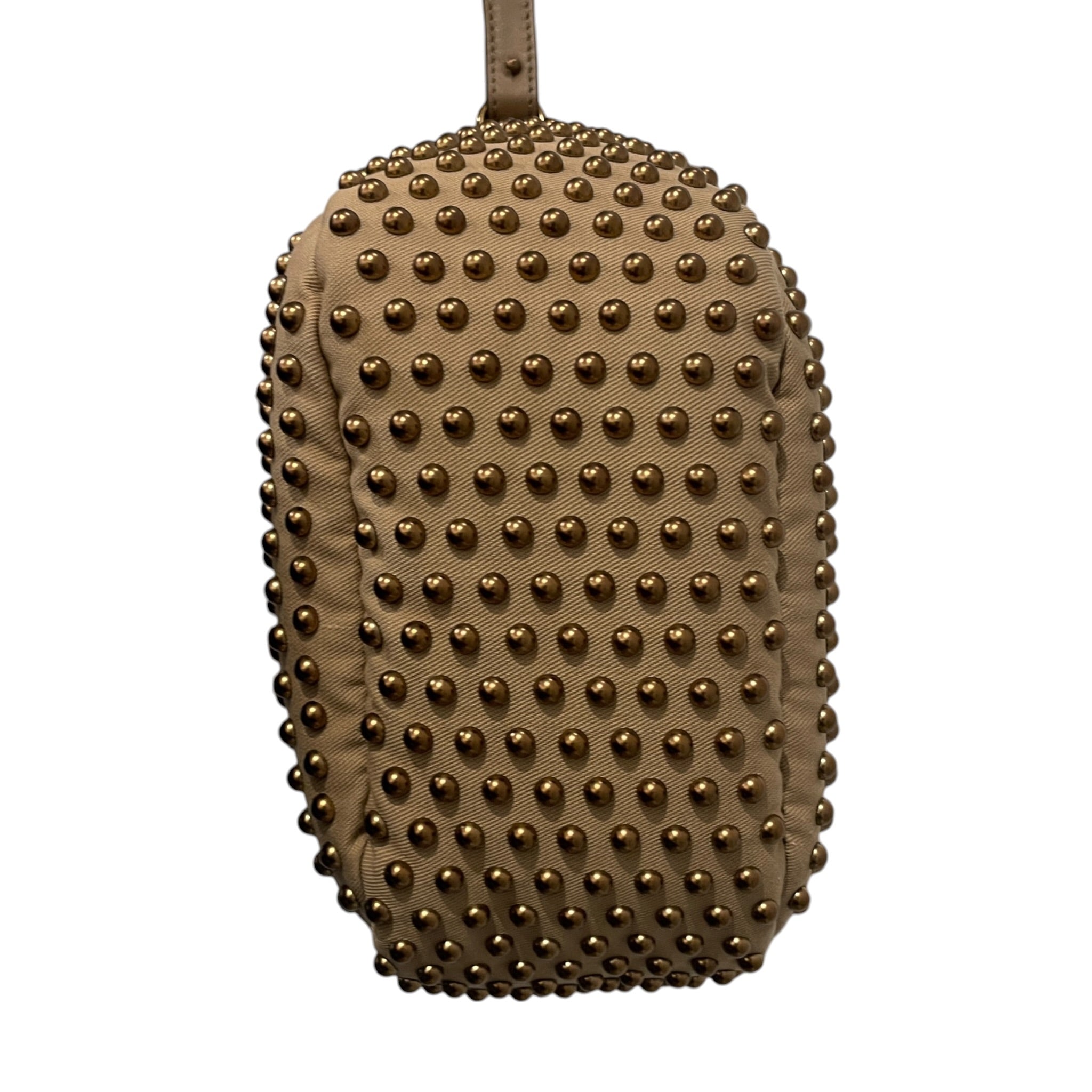 MONCLER/Hand Bag/Polyester/KHK/studded micro caradoc view 3