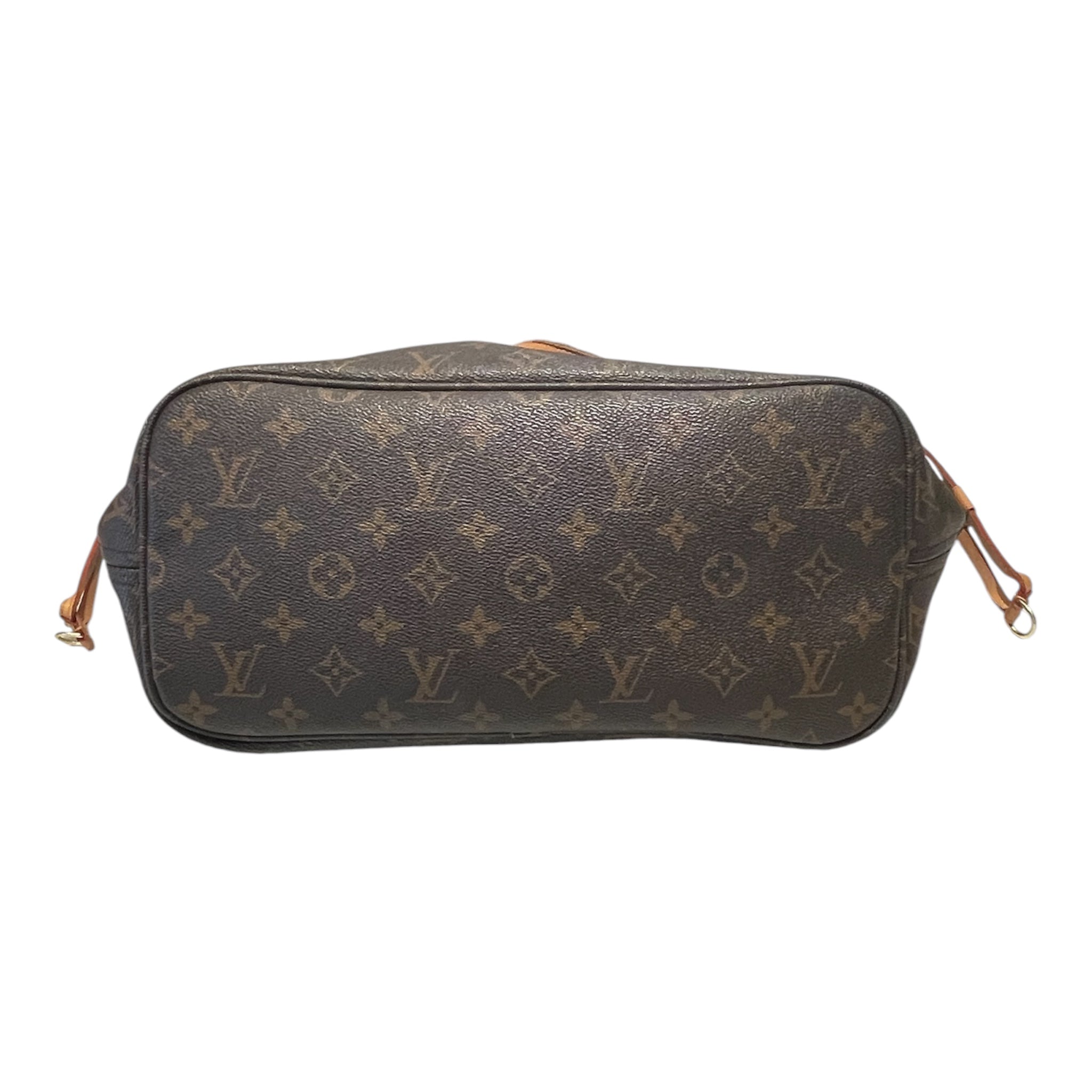 LOUIS VUITTON/Tote Bag/Leather/BRW/Neverfull Striped Lining Int. view 3