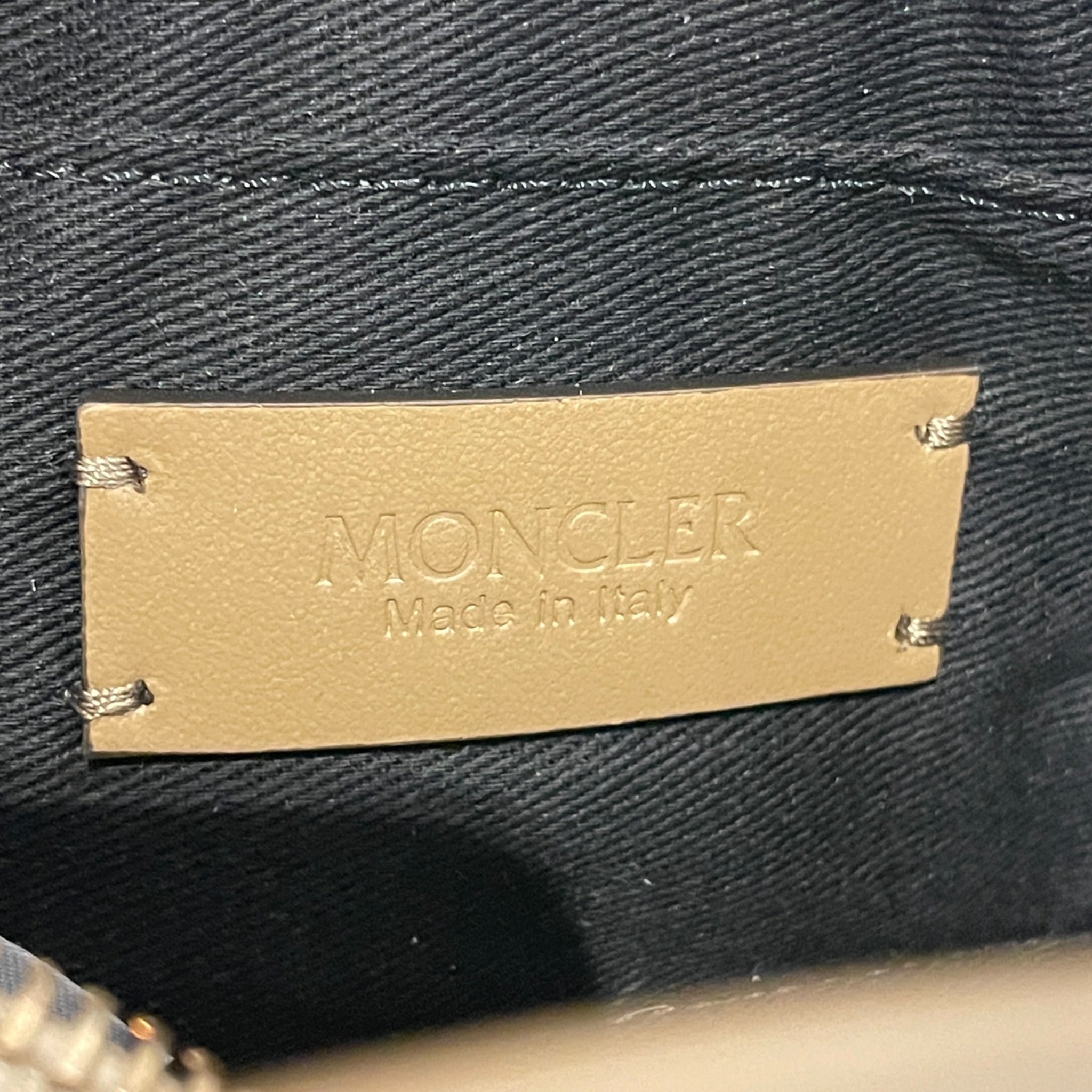 MONCLER/Hand Bag/Polyester/KHK/studded micro caradoc view 4